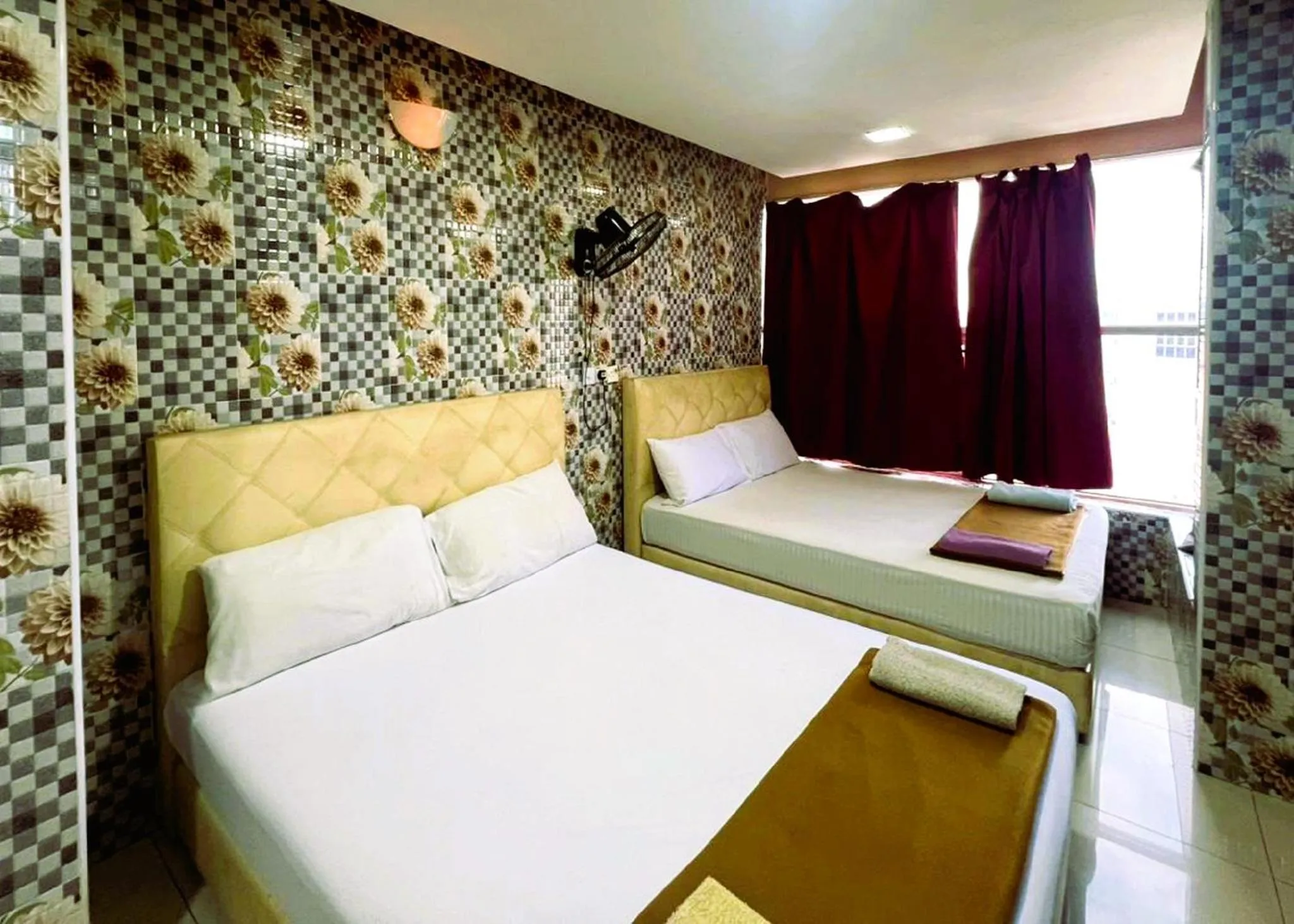 Bed in Seri Rawang Hotel