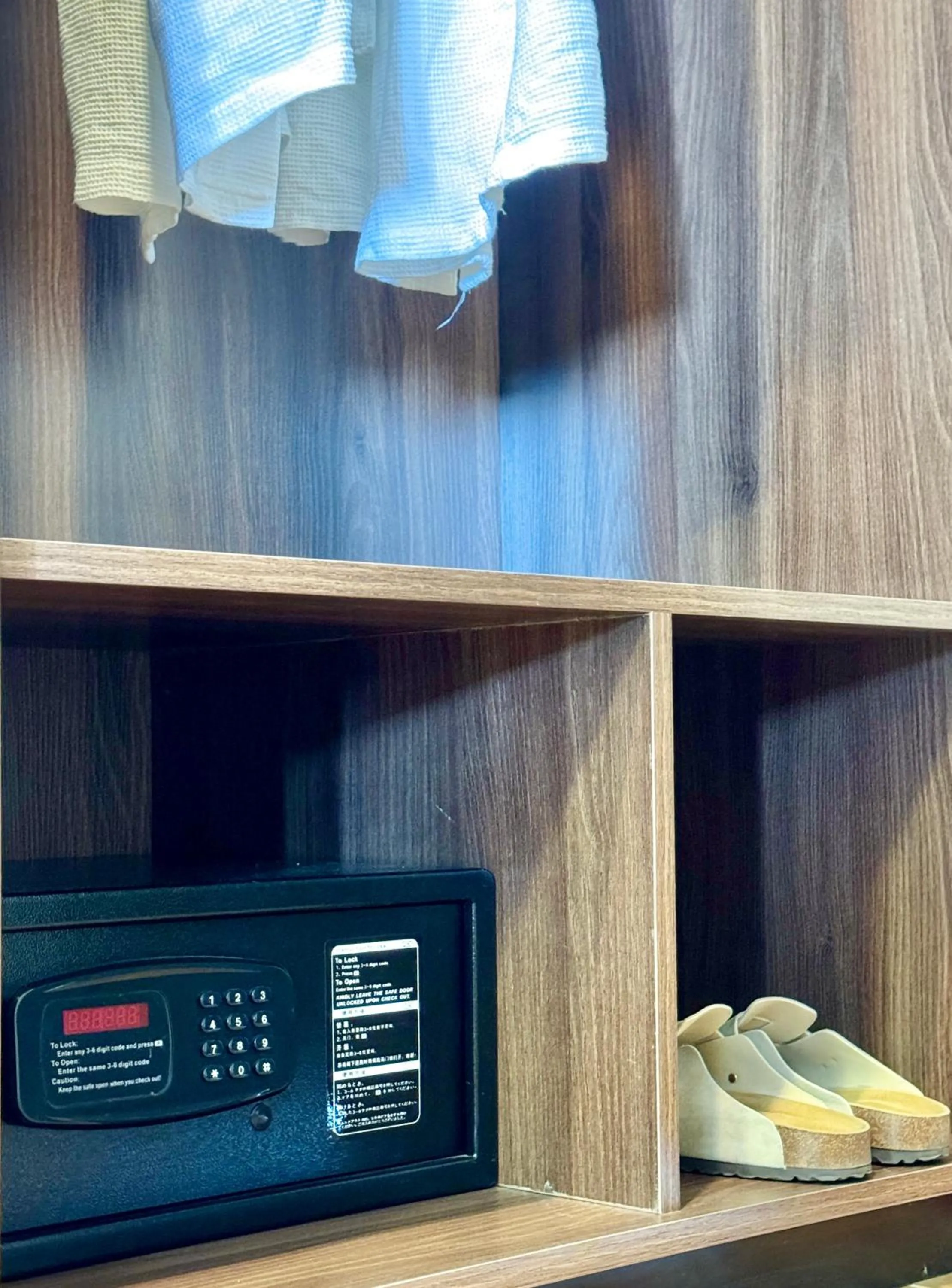 locker in Keang You Boutique Hotel