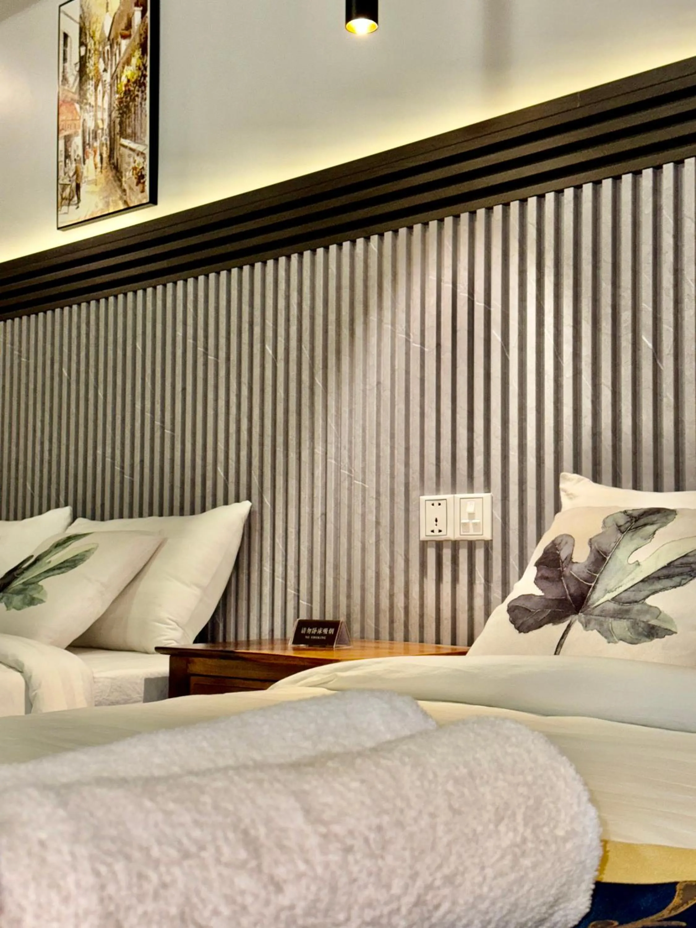 View (from property/room), Bed in Keang You Boutique Hotel