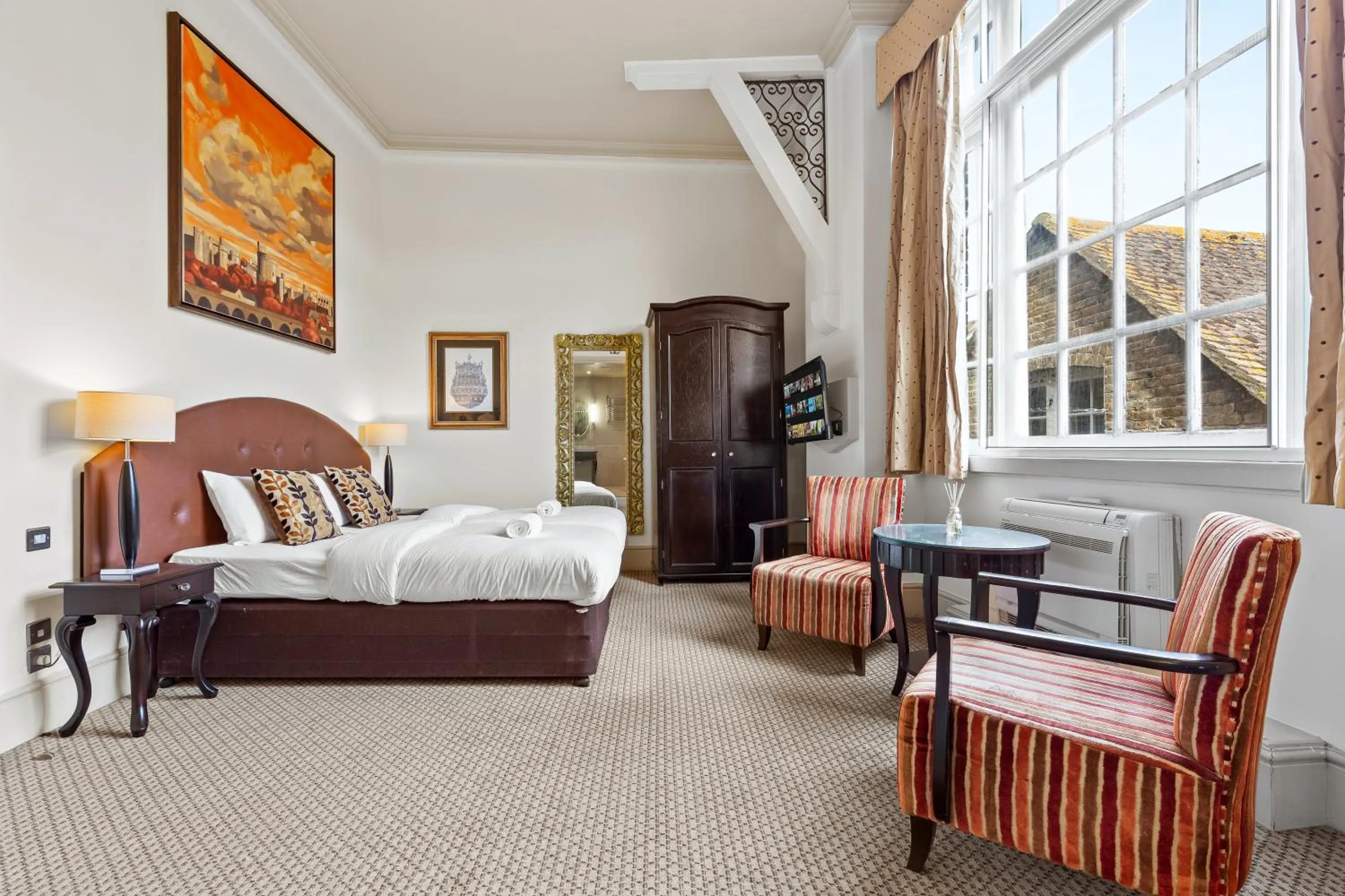 Bedroom, Bed in Harte & Garter