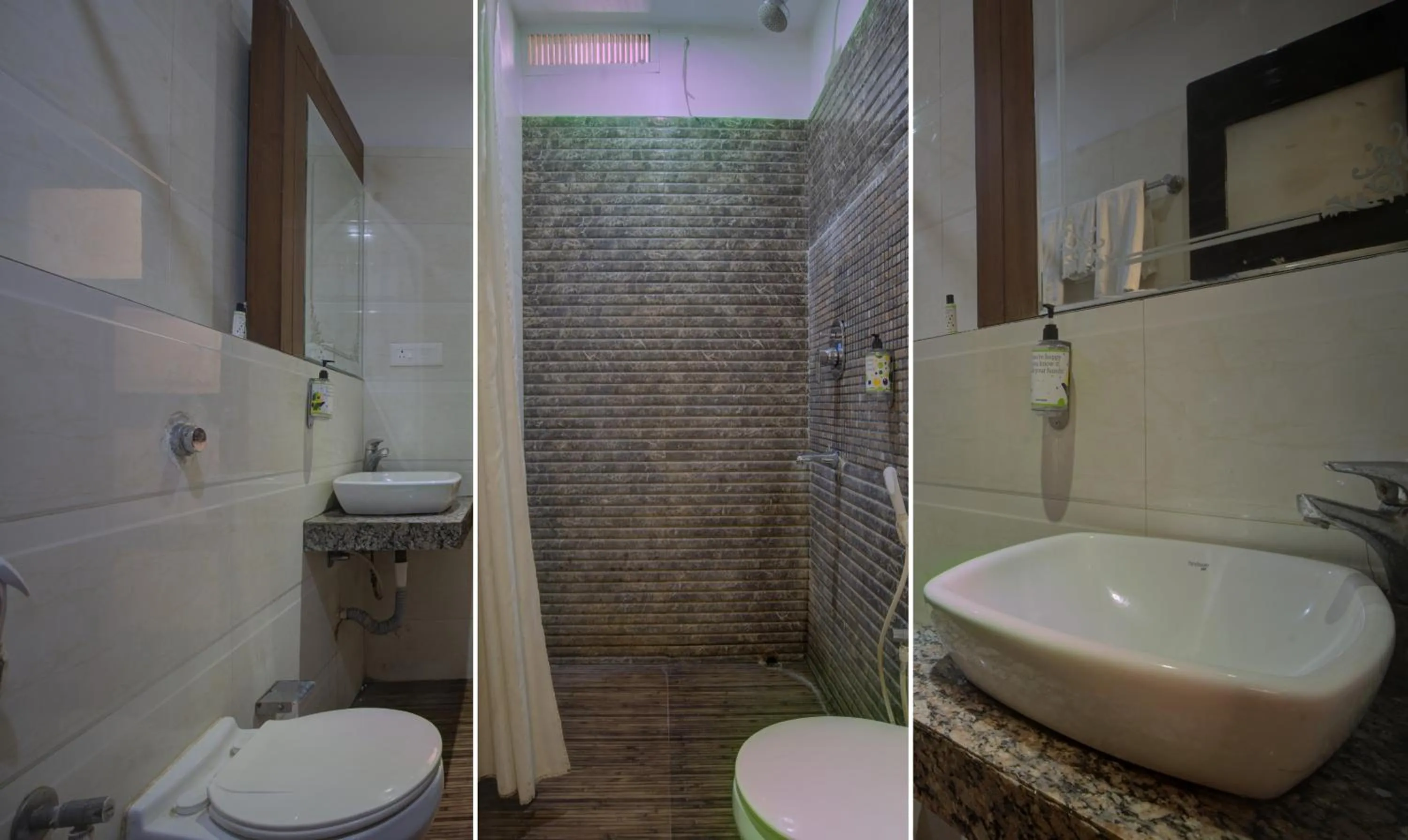 Toilet in Treebo B&B