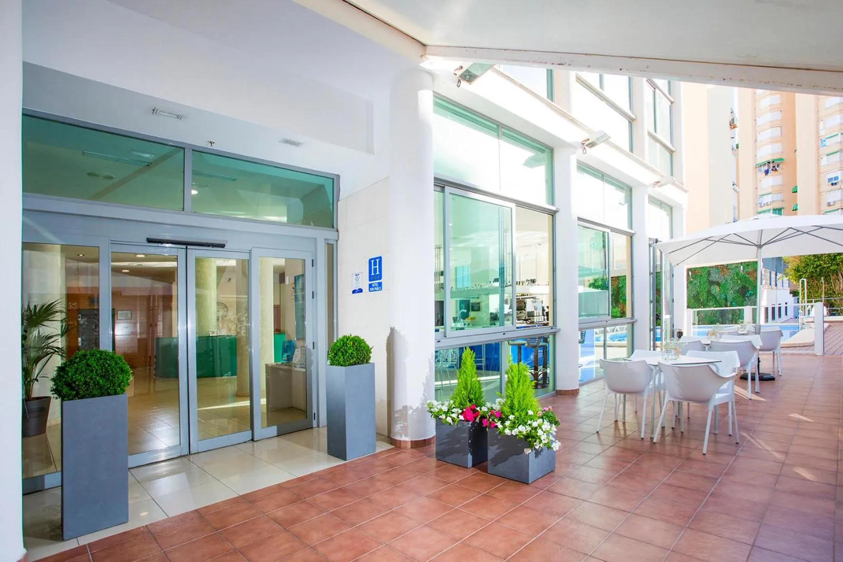 Lobby or reception in Hotel Don Pablo