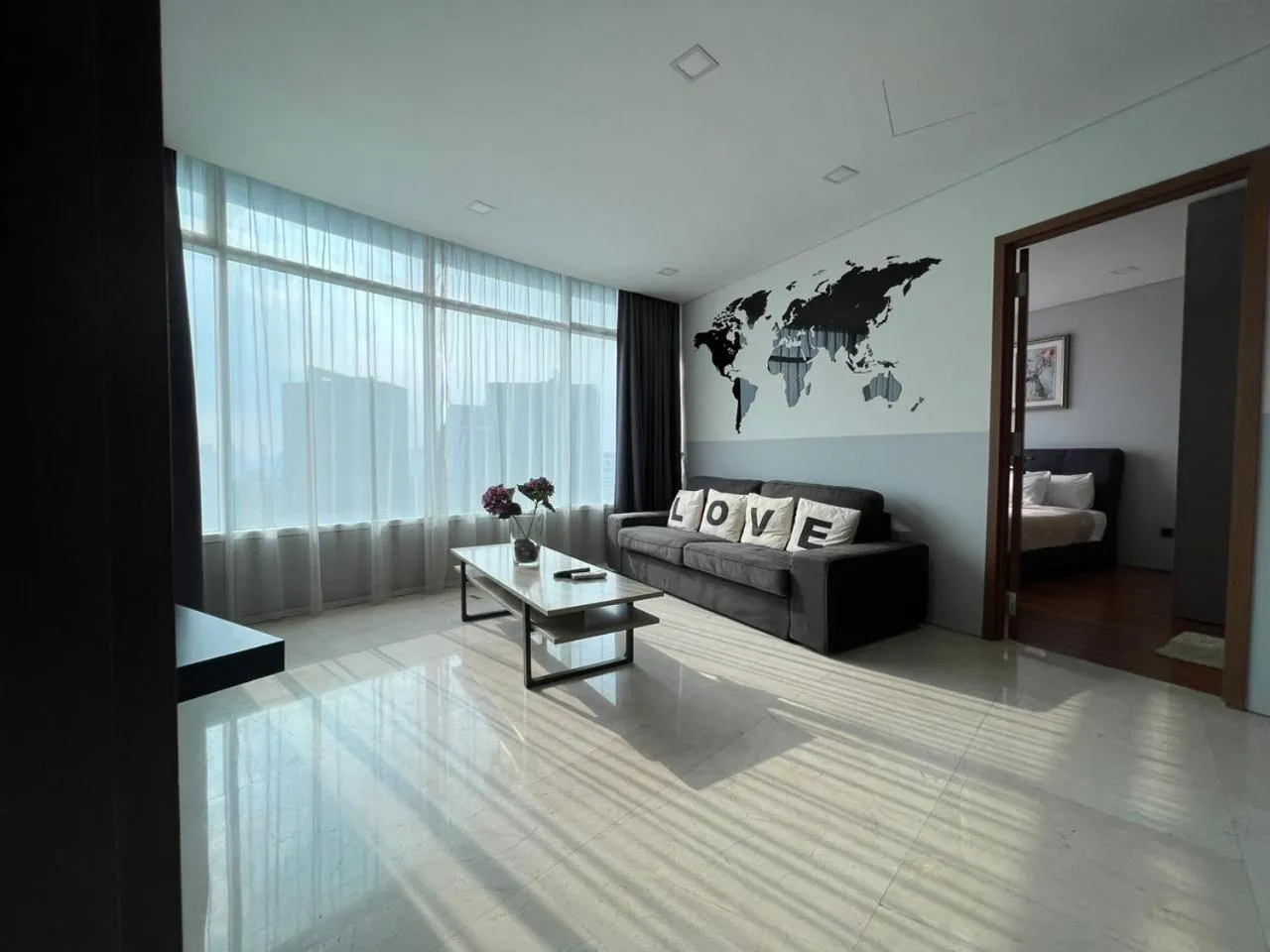 Living room in Vortex Suites KLCC City Center