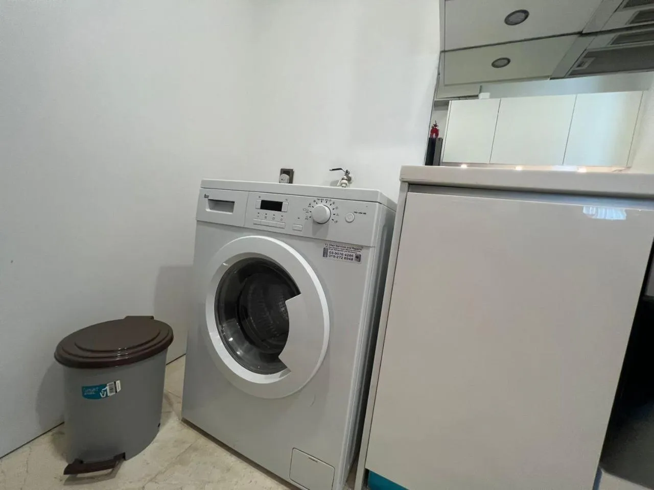 washing machine in Vortex Suites KLCC City Center