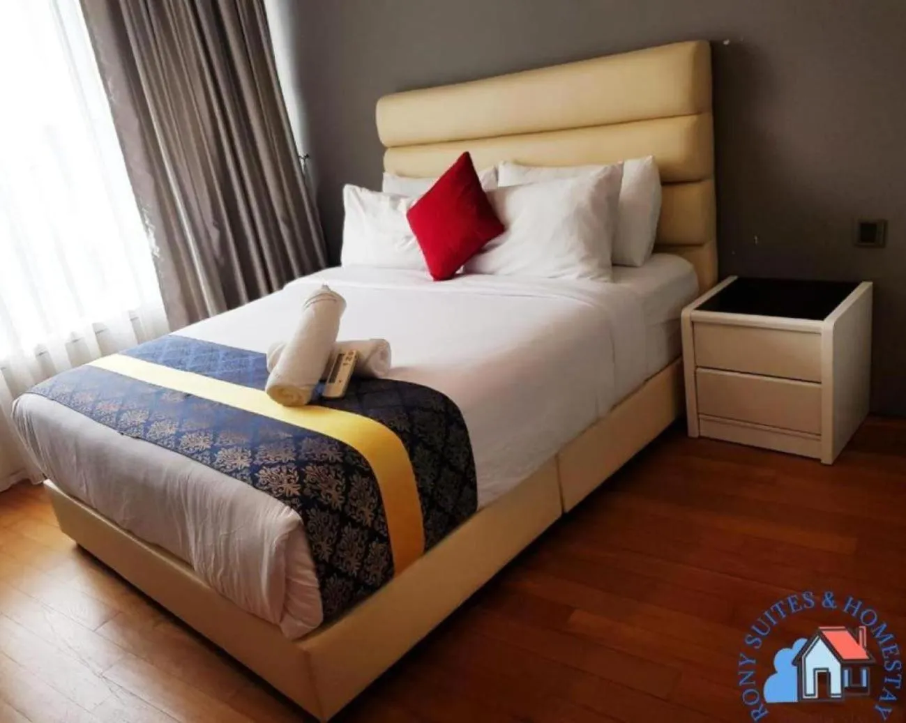 Bed in Vortex Suites KLCC City Center