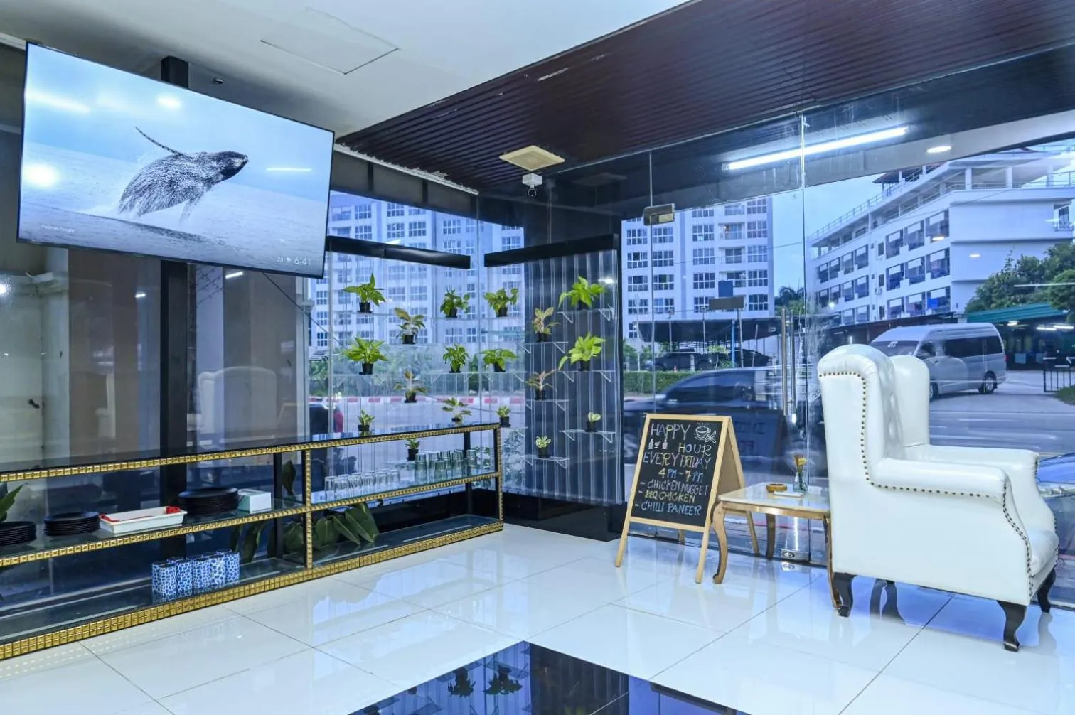 Seating area in Le Manate