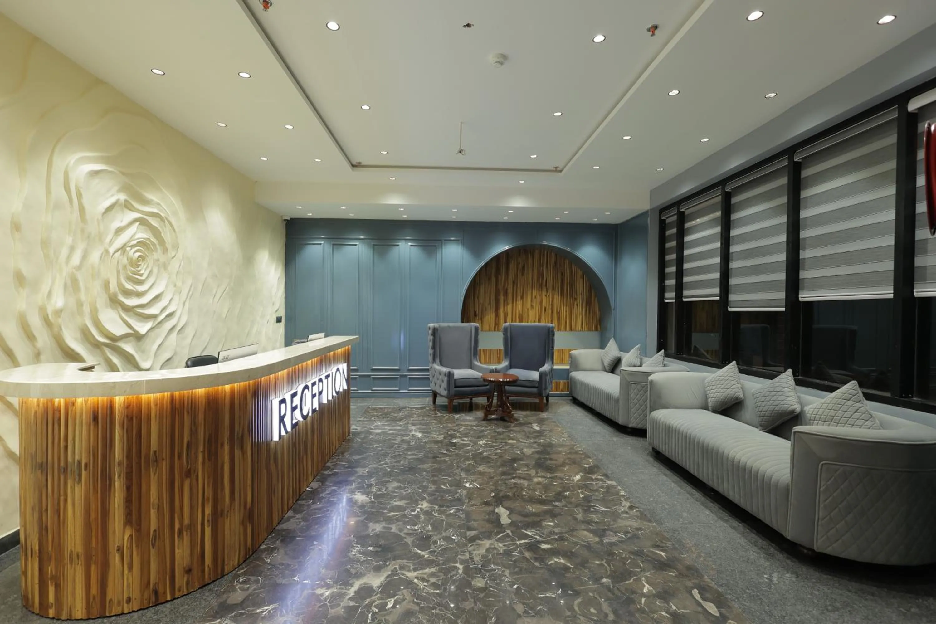 Lobby or reception in SNJ Taj Grand