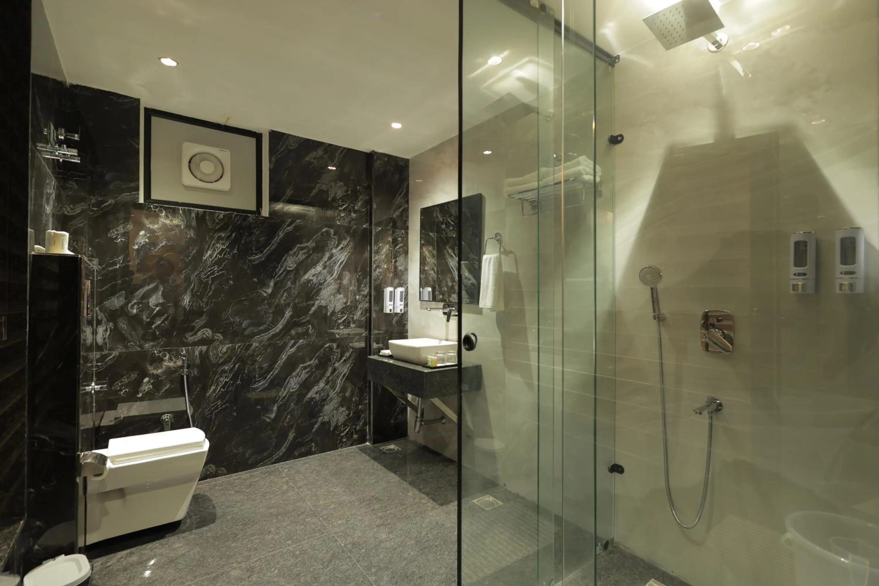 Bathroom in SNJ Taj Grand