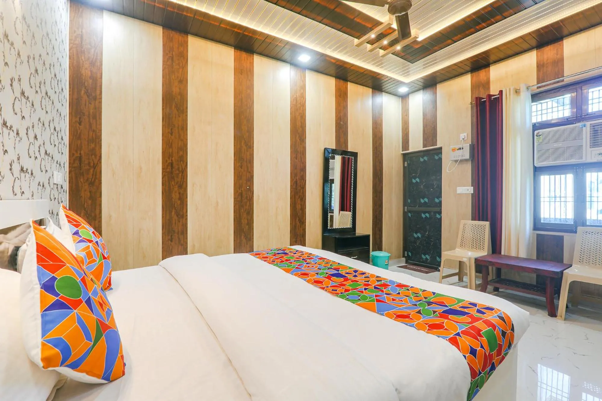 Bed in FabHotel Uma Yugul