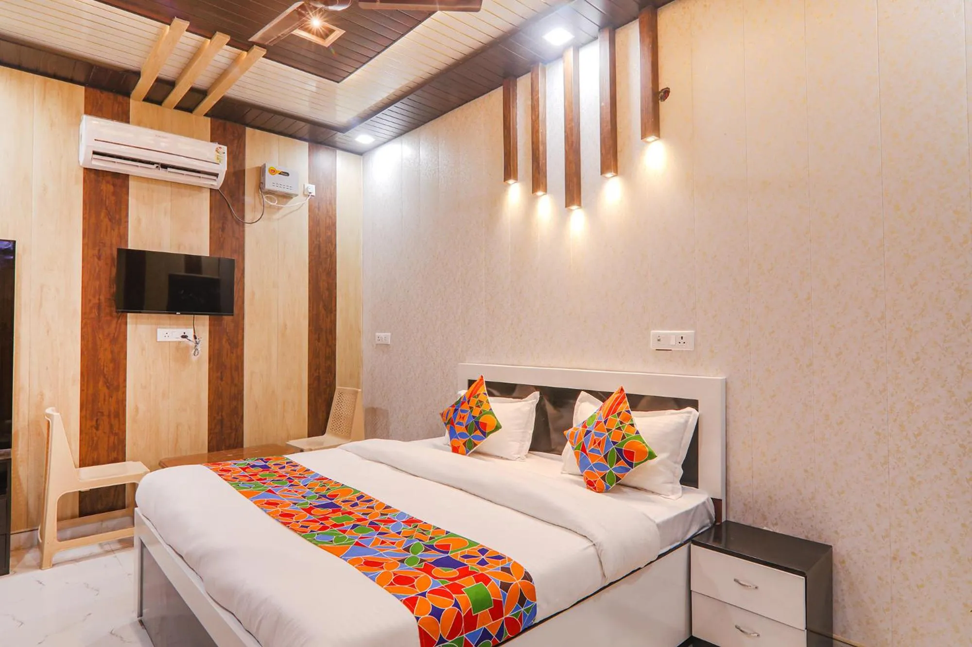 Bed in FabHotel Uma Yugul