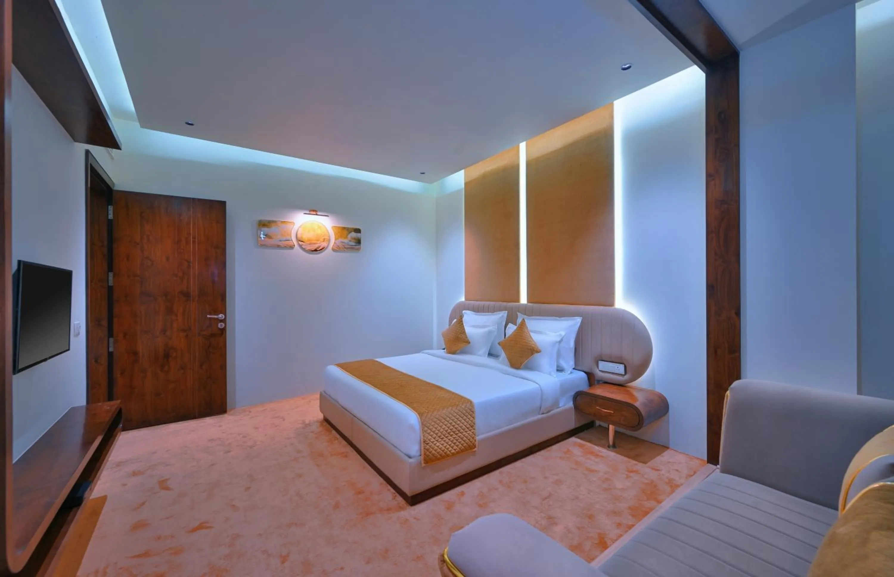 Bedroom, Bed in Hotel Sun Ring