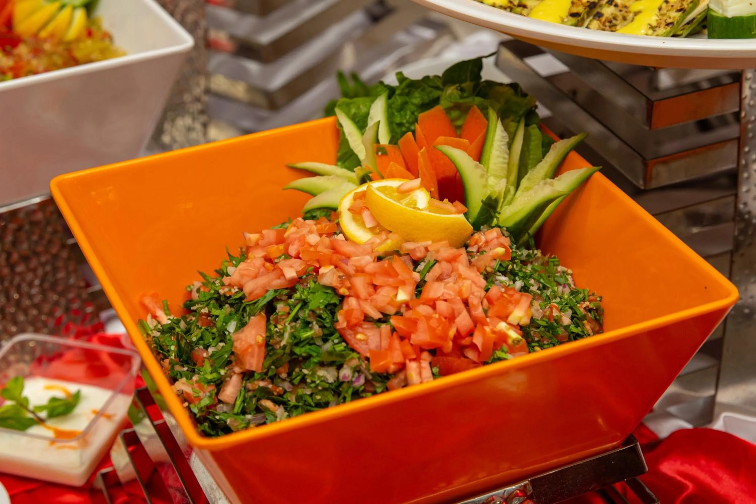 Buffet breakfast in Maysan Al Maqam Hotel