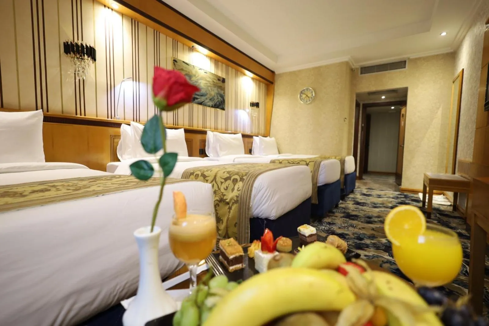 Bed in Maysan Al Maqam Hotel