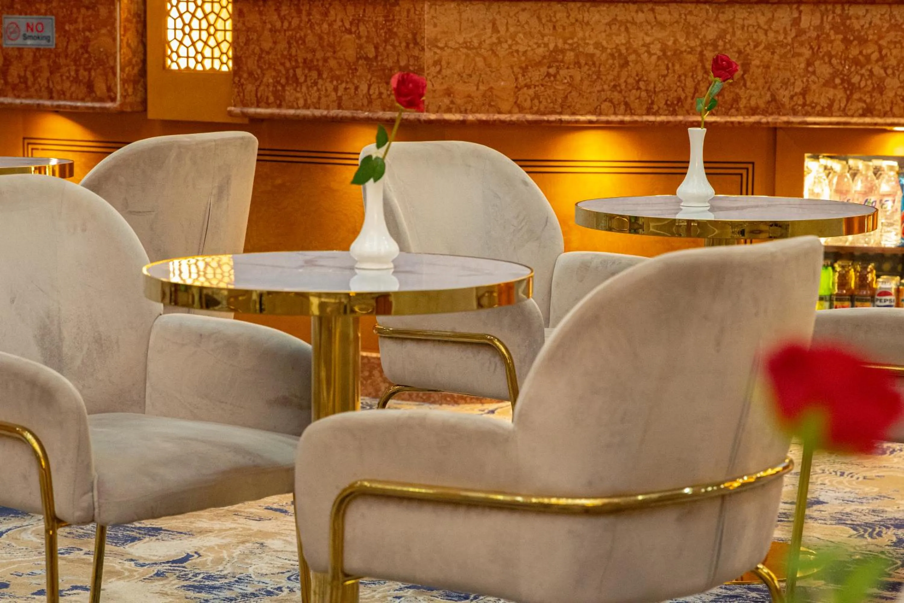 Seating area in Maysan Al Maqam Hotel