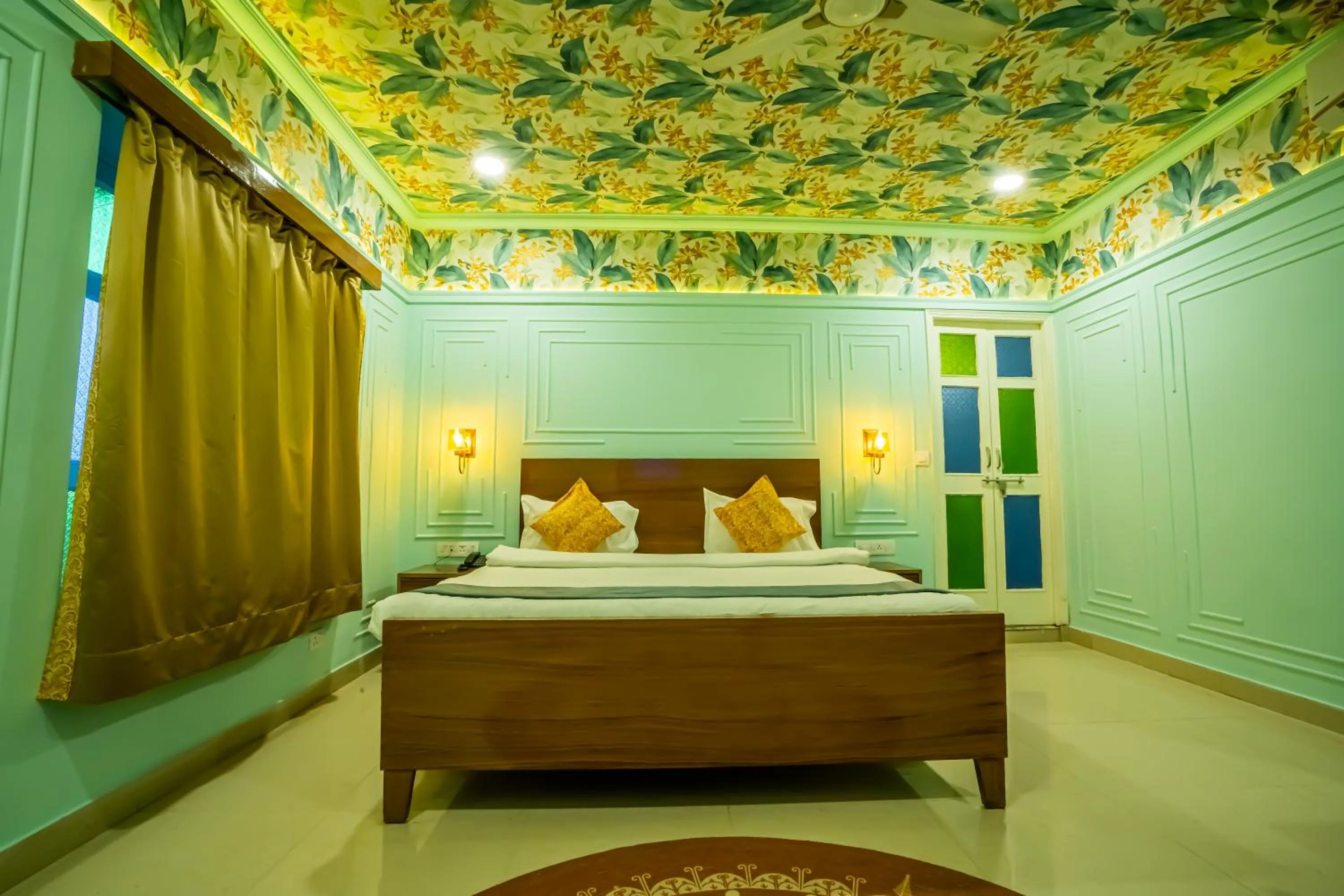 Bed in The Marwar Hotel & Gardens