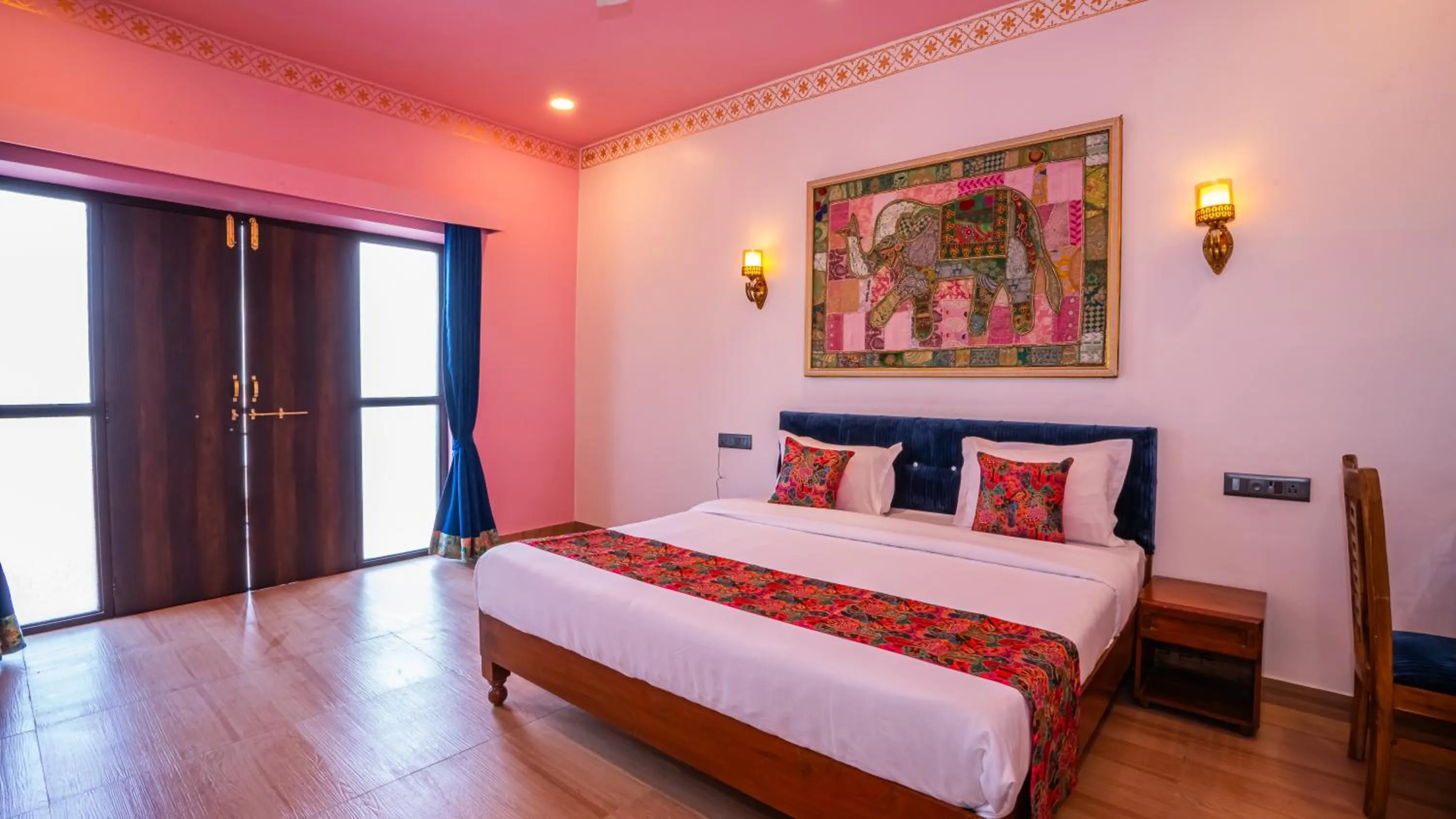 Bed in The Marwar Hotel & Gardens