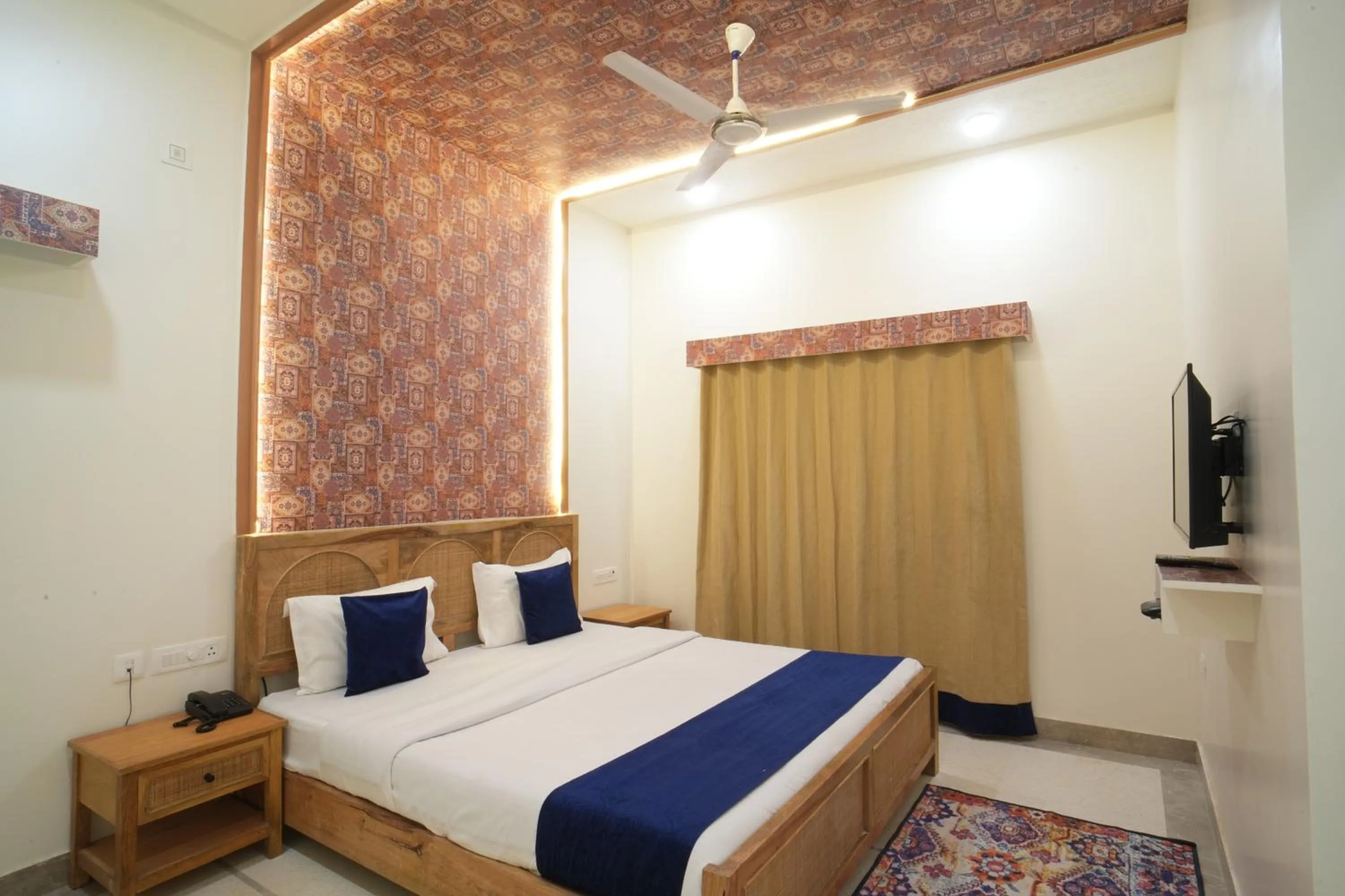 Bed in The Marwar Hotel & Gardens