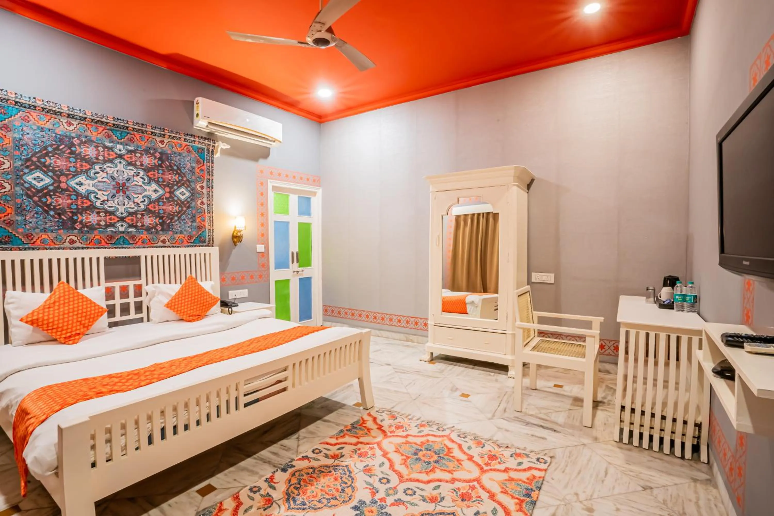 Bed in The Marwar Hotel & Gardens