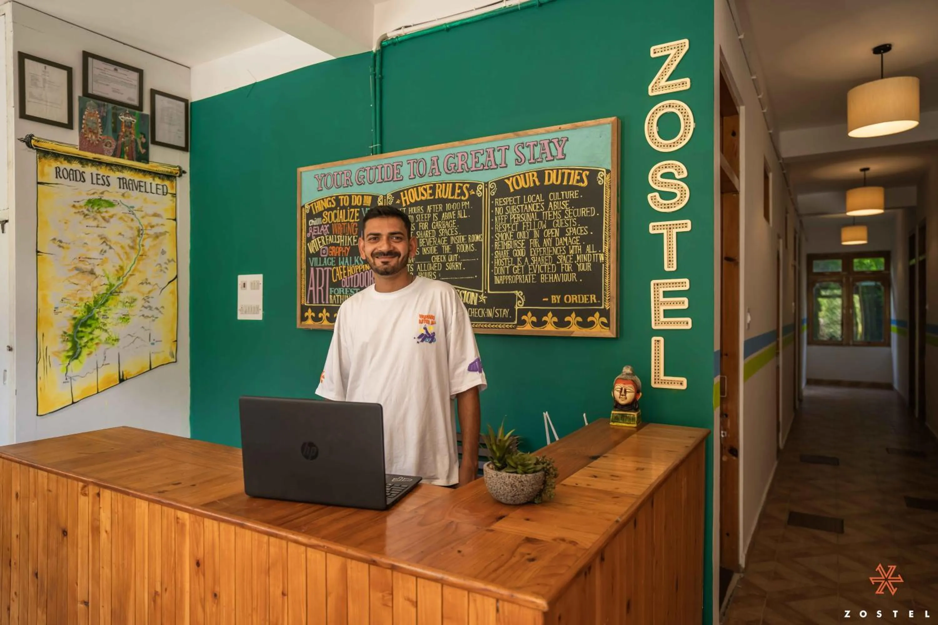 Property logo or sign in Zostel Pulga