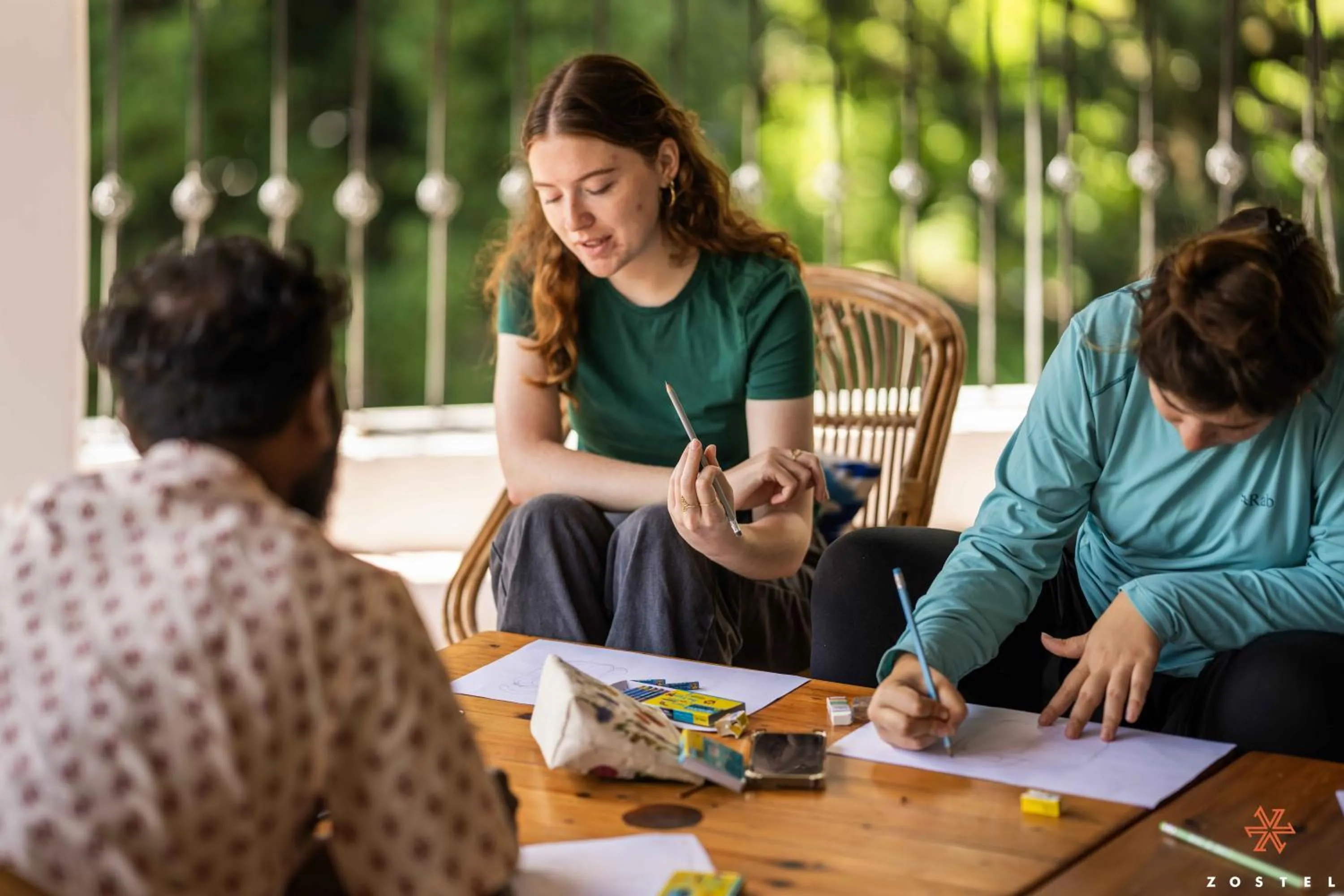 Food and drinks in Zostel Pulga