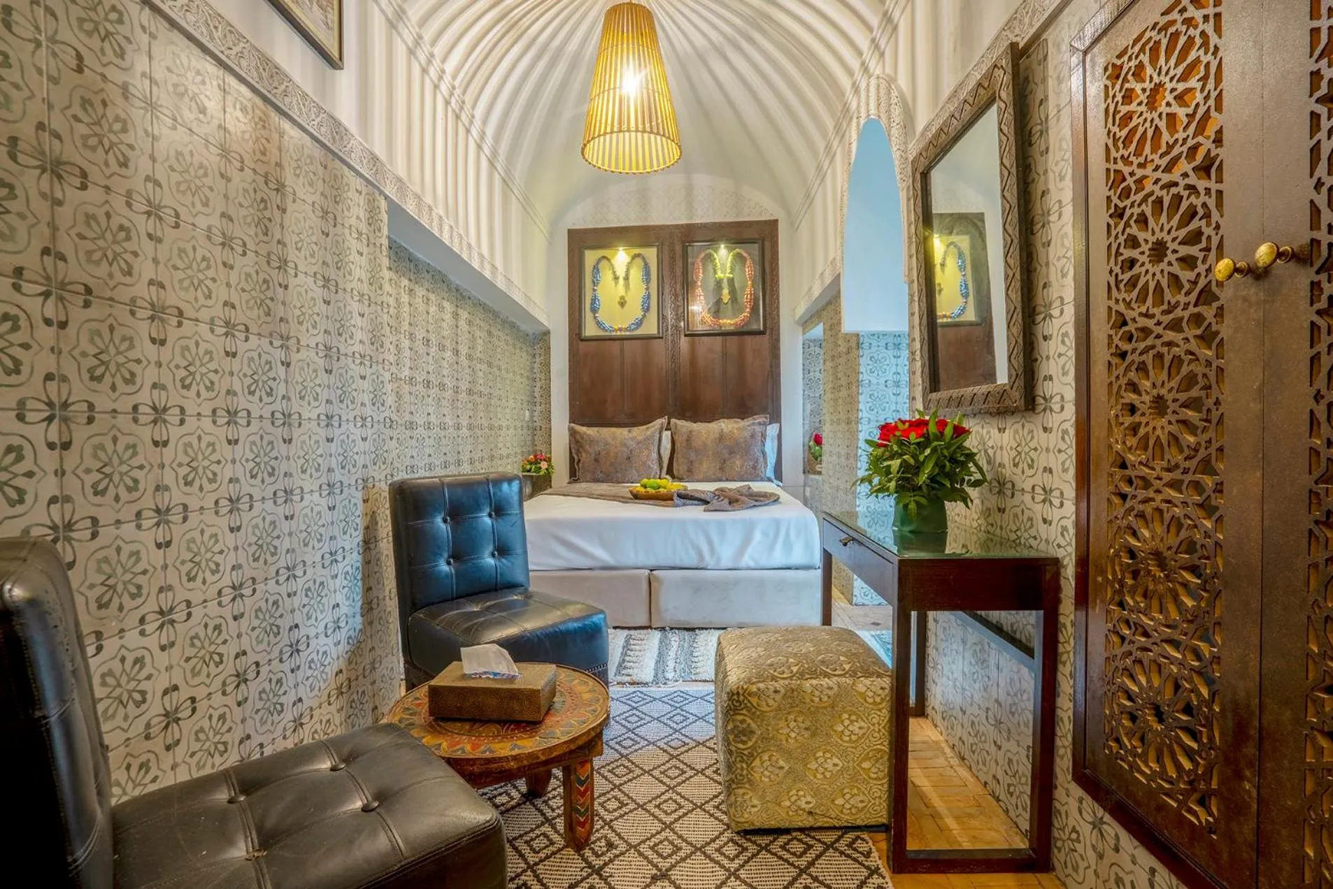 Bed in Riad Yalla habibi