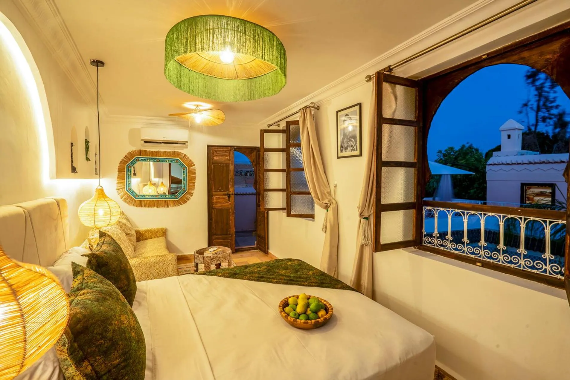 Bed in Riad Yalla habibi