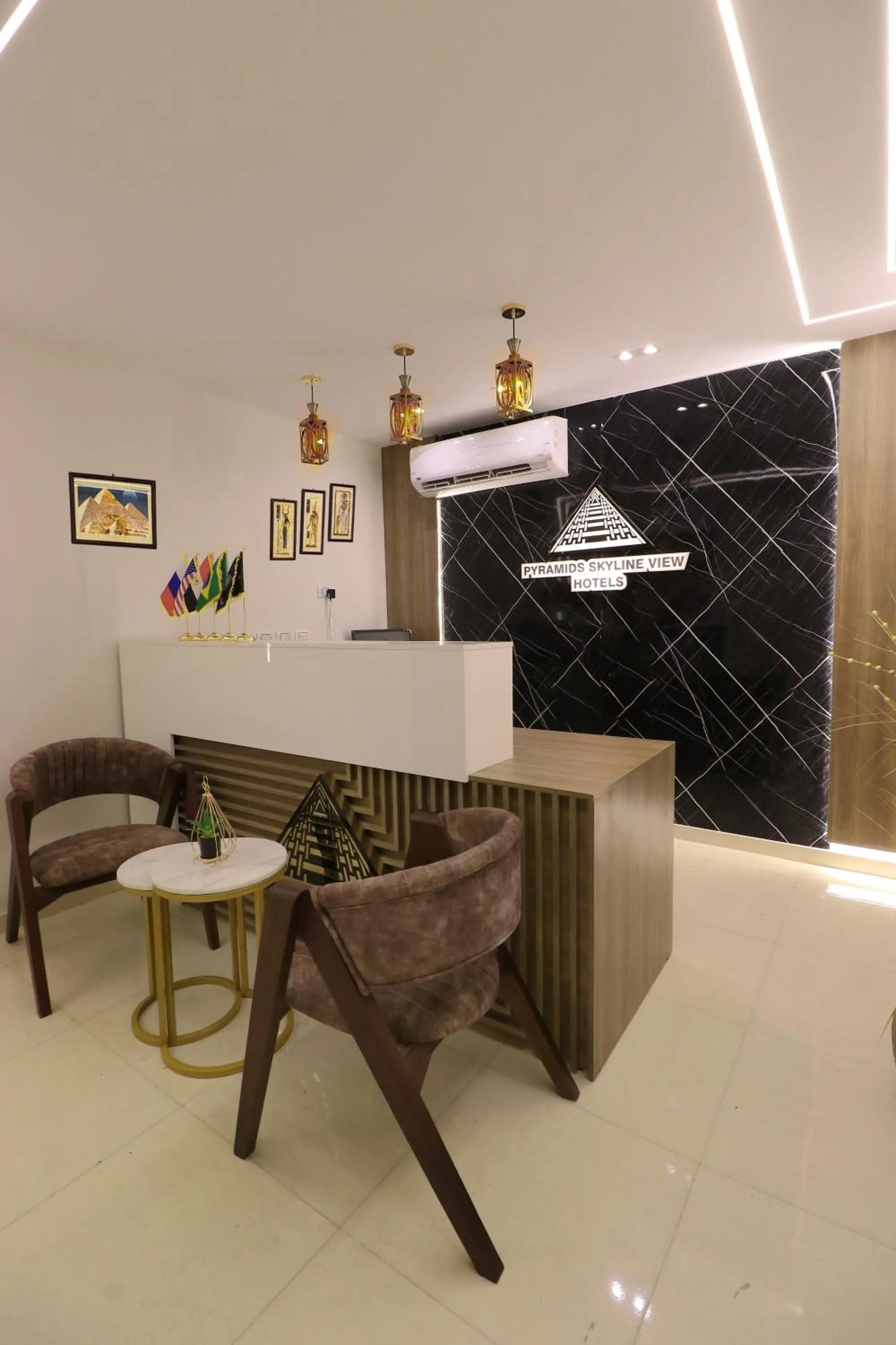 Lobby or reception in Pyramids Skyline Hotel Cairo