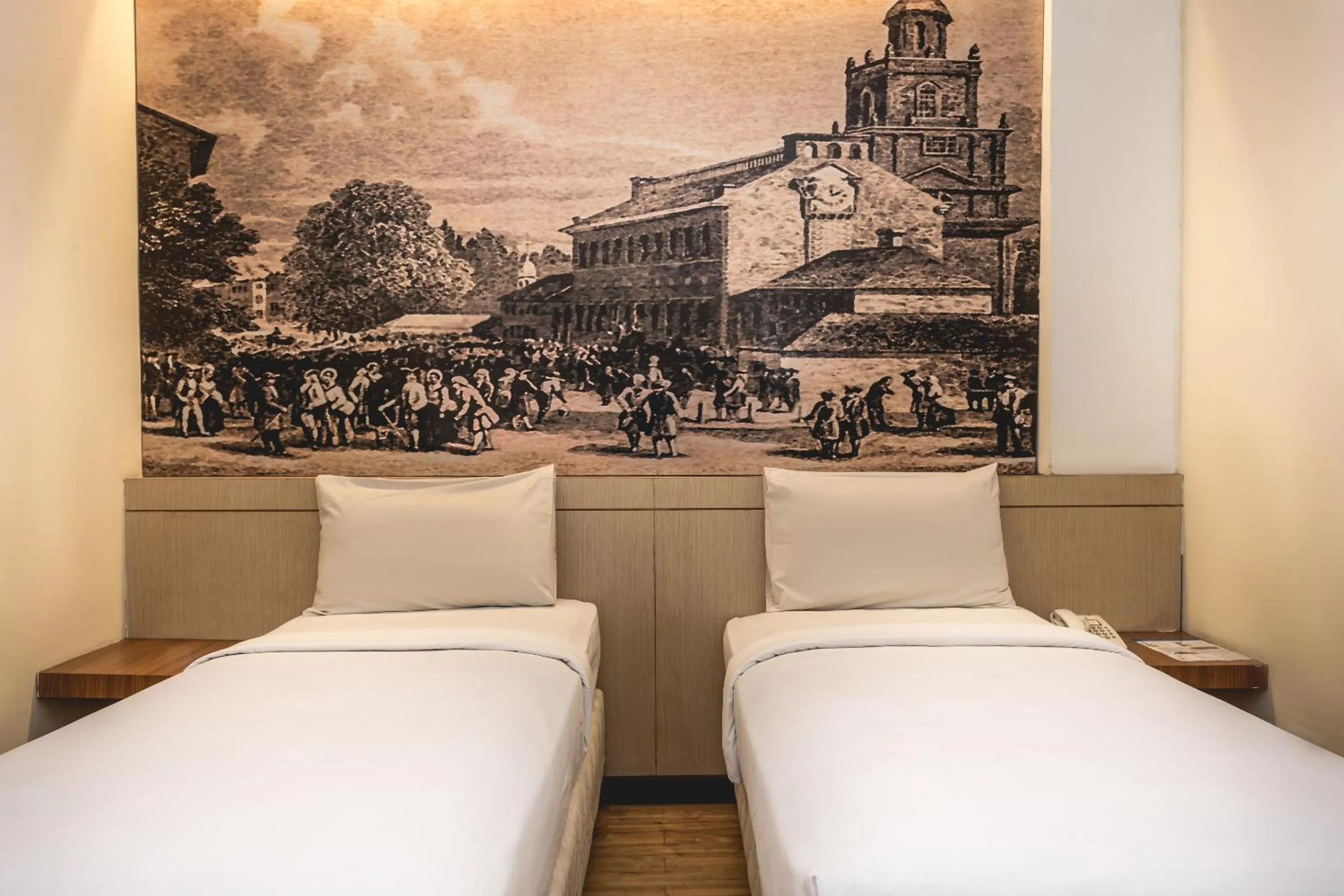 Bed in Feodora Hotel