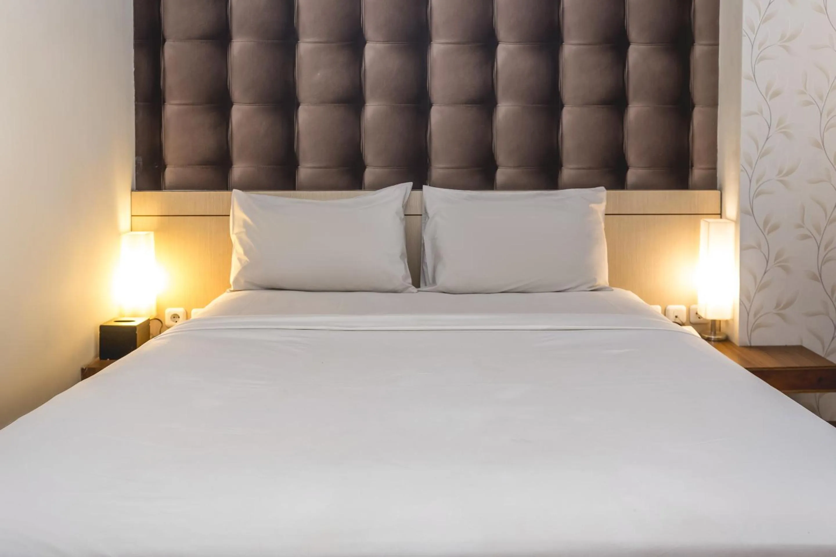 Bed in Feodora Hotel