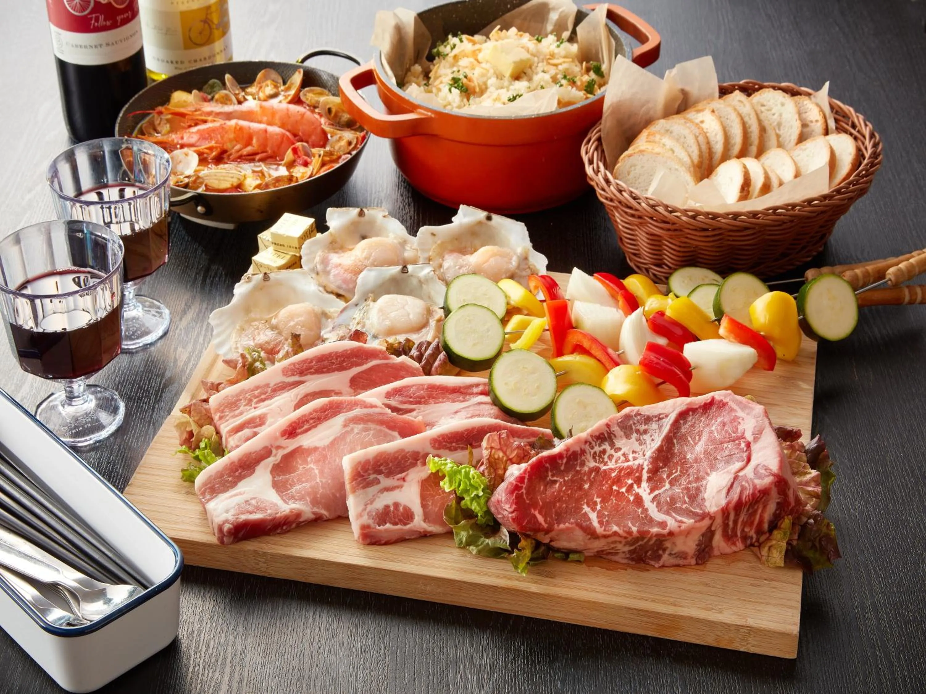 Food in Takatakiko Glamping Resort