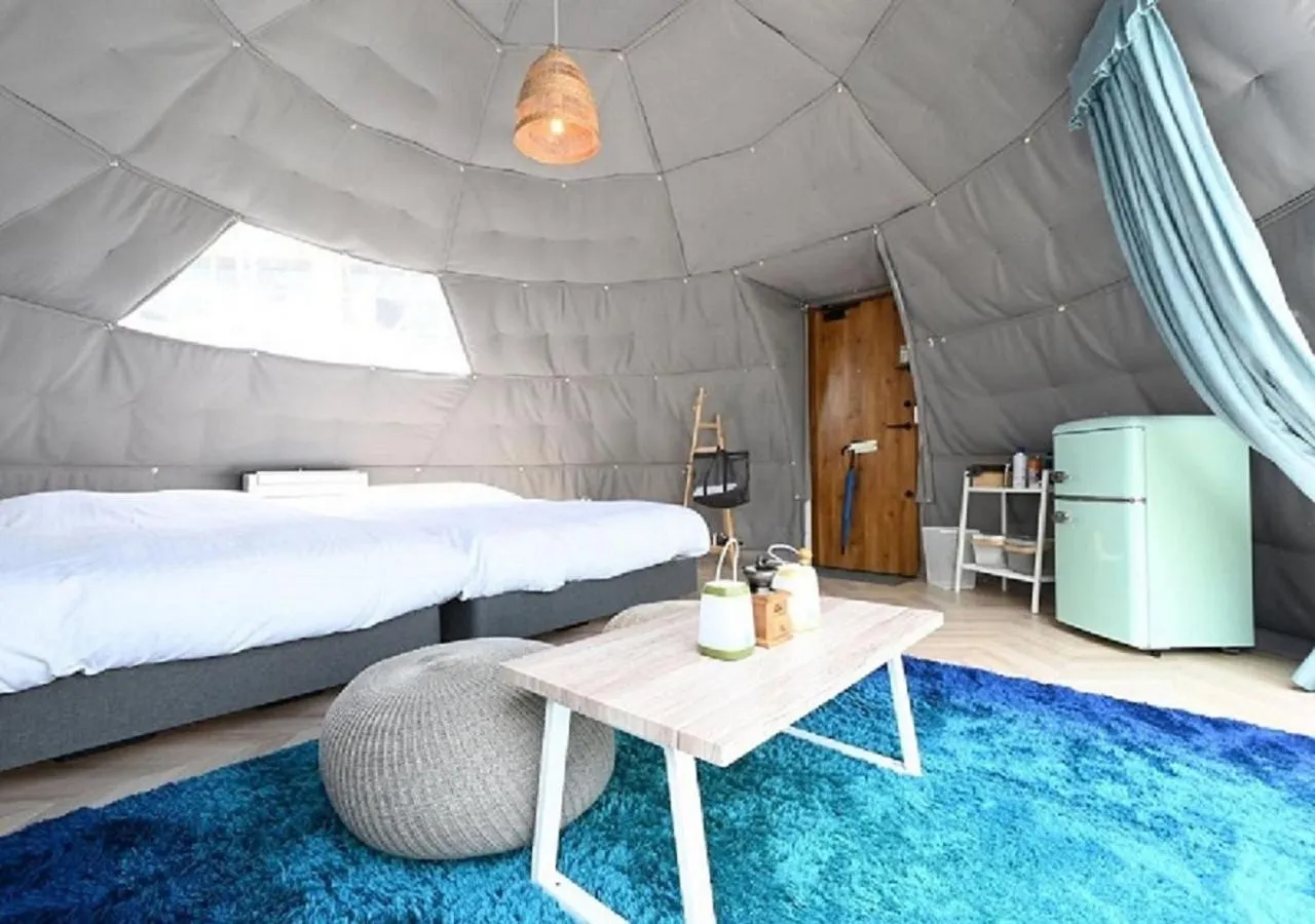 Photo of the whole room, Bed in Takatakiko Glamping Resort