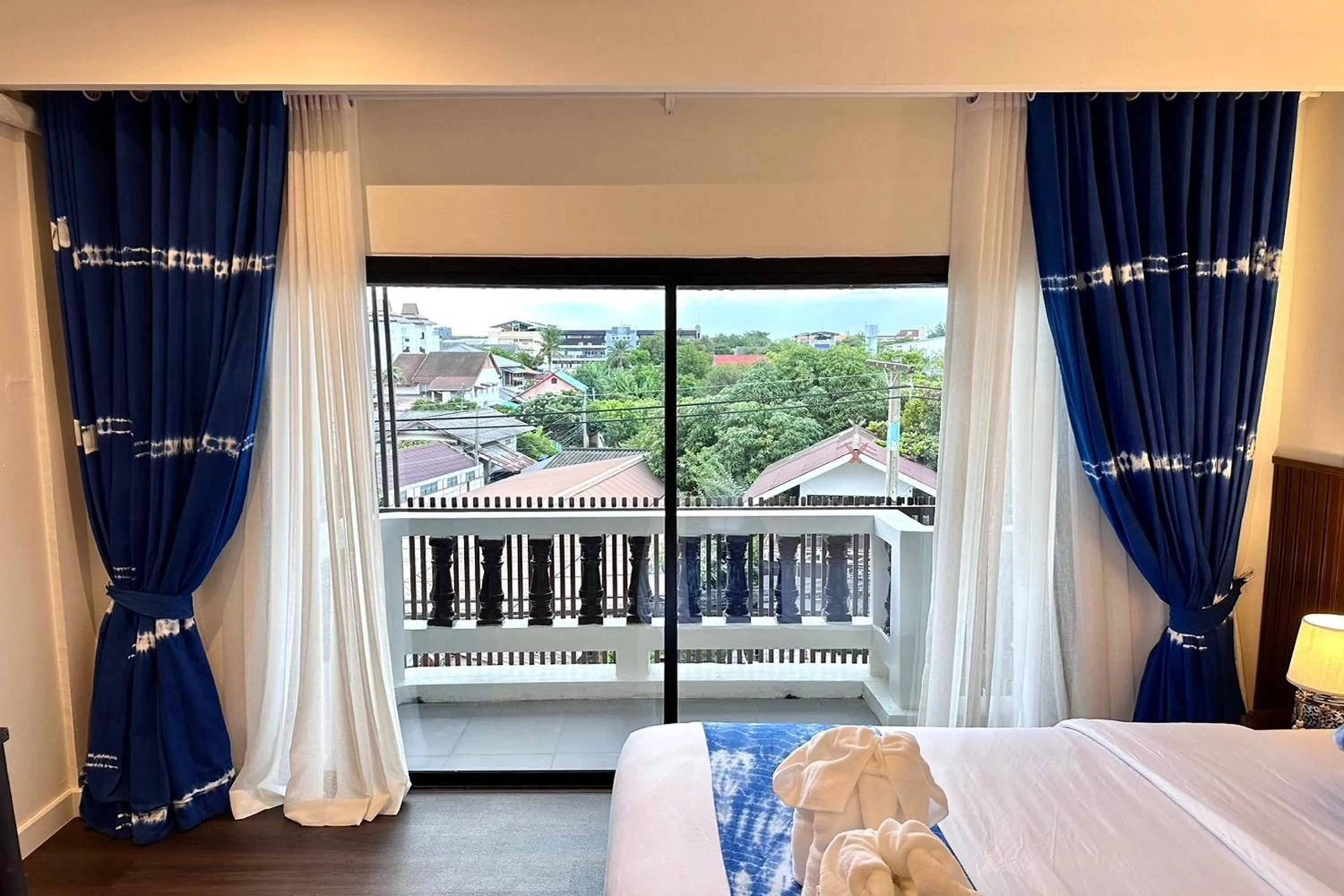 Balcony/Terrace, Bed in Nuan Nil Secret Courtyard