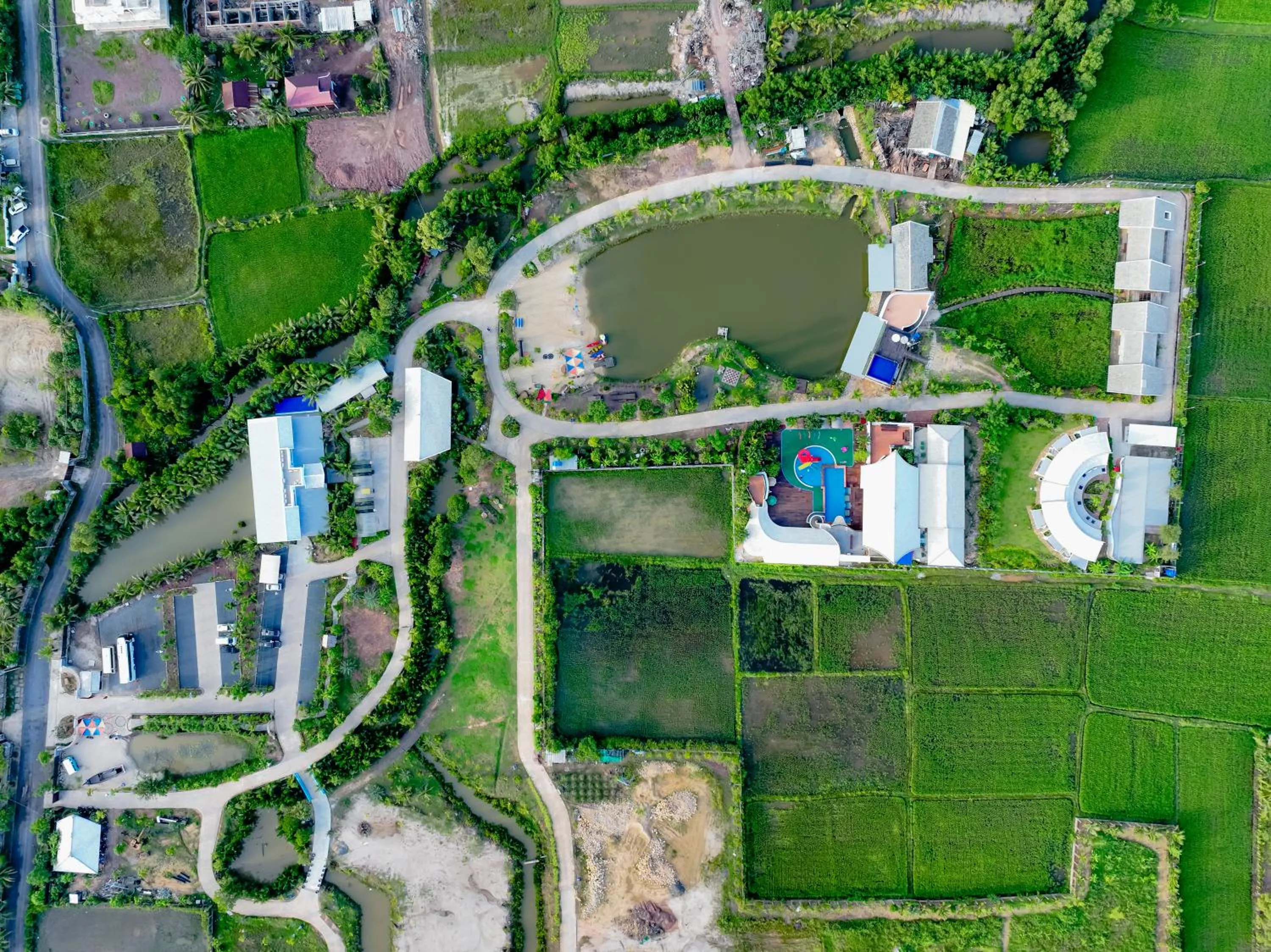 Natural landscape in Komsan Kampot Resort