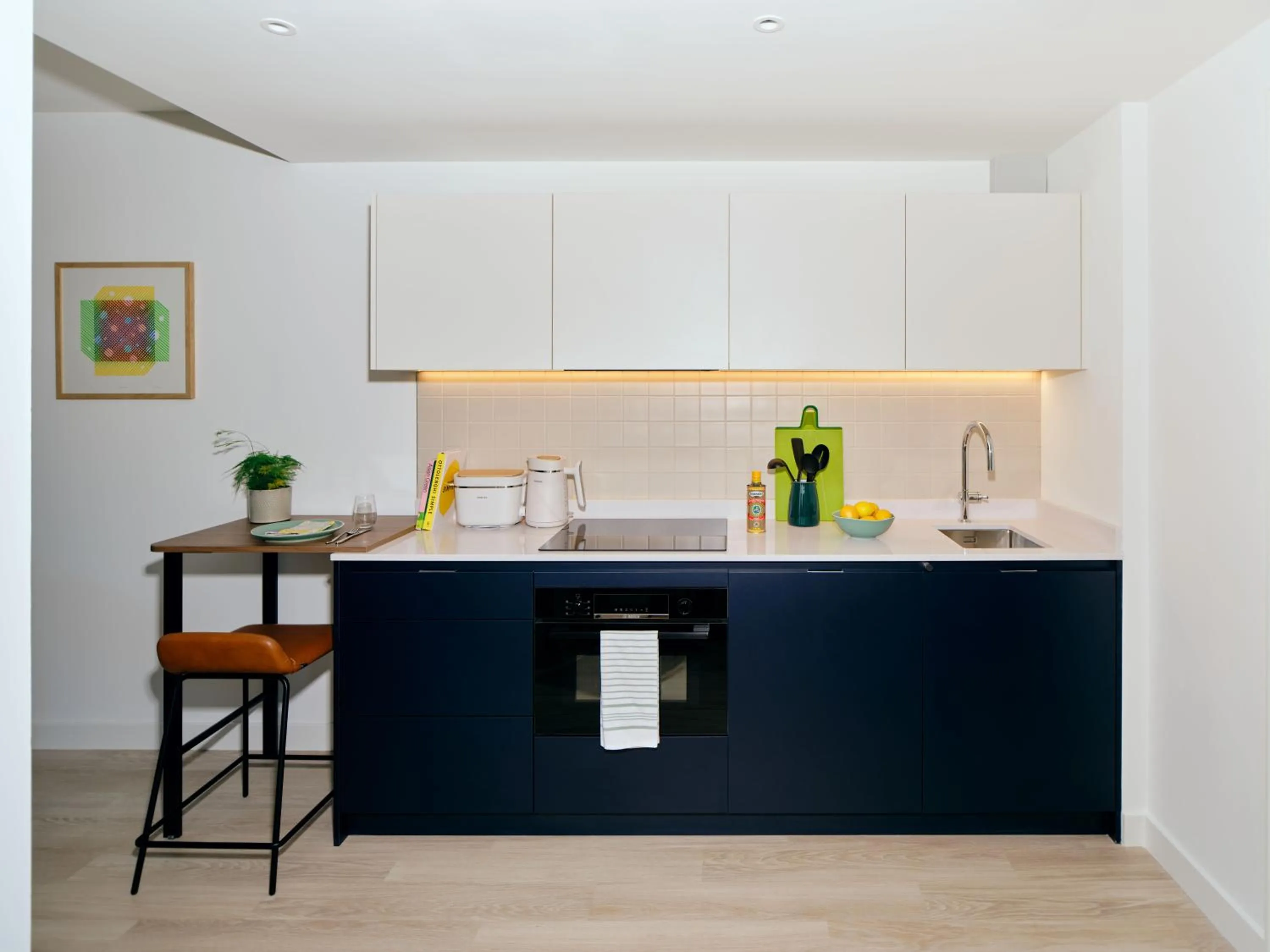 kitchen in Vertus Edit Canary Wharf