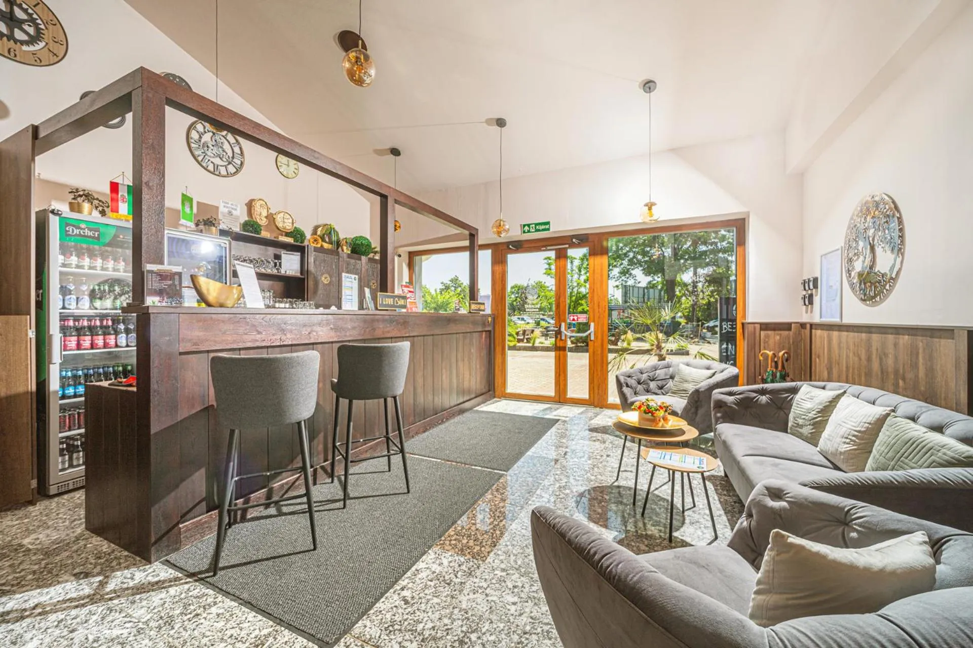 Lobby or reception in Park Hotel Bükfürdő