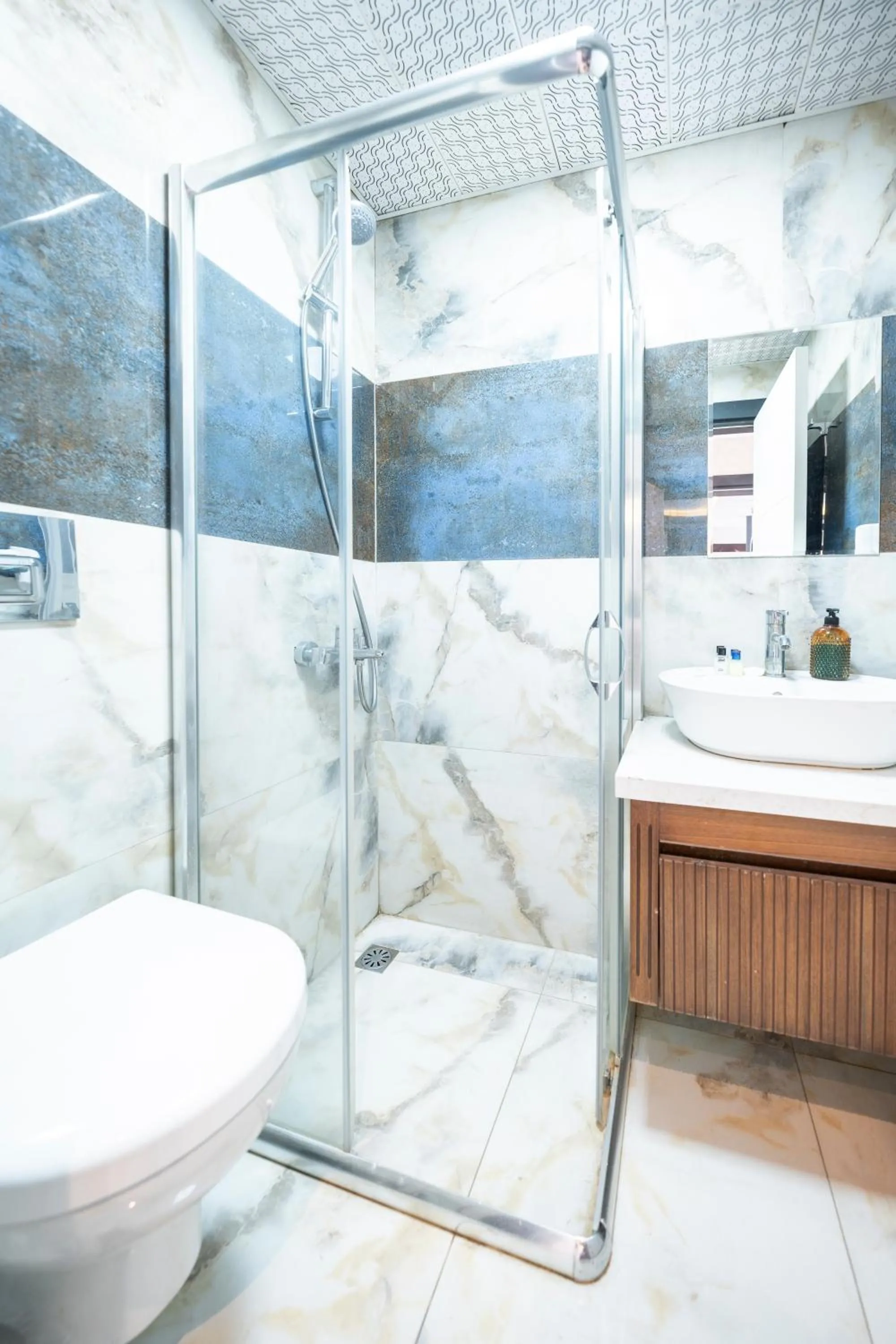 Bathroom in Maltepe MANHATTAN OTEL