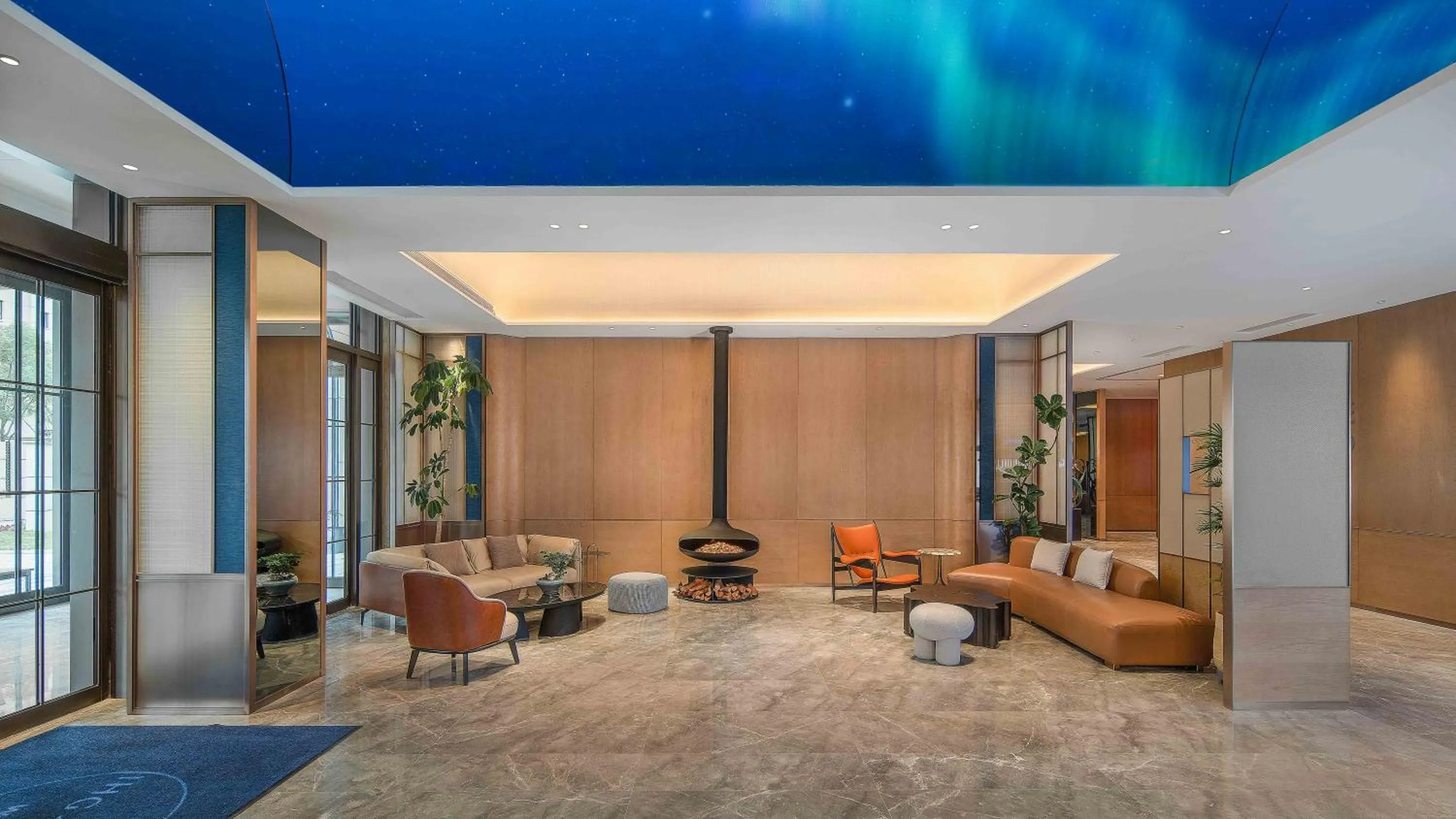 Lobby or reception in Holiday Inn Express Datong Pingcheng by IHG