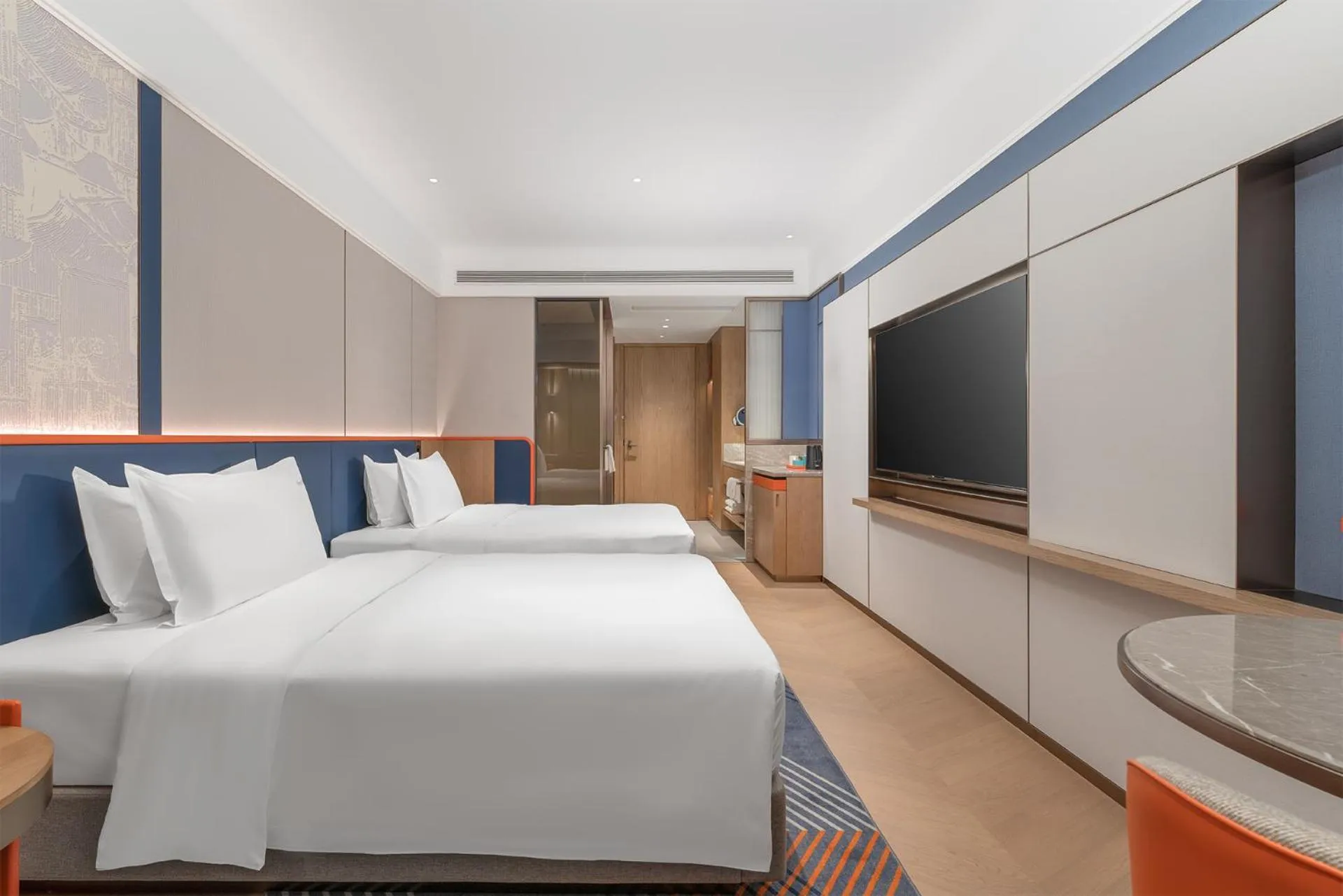 Bed in Holiday Inn Express Datong Pingcheng by IHG