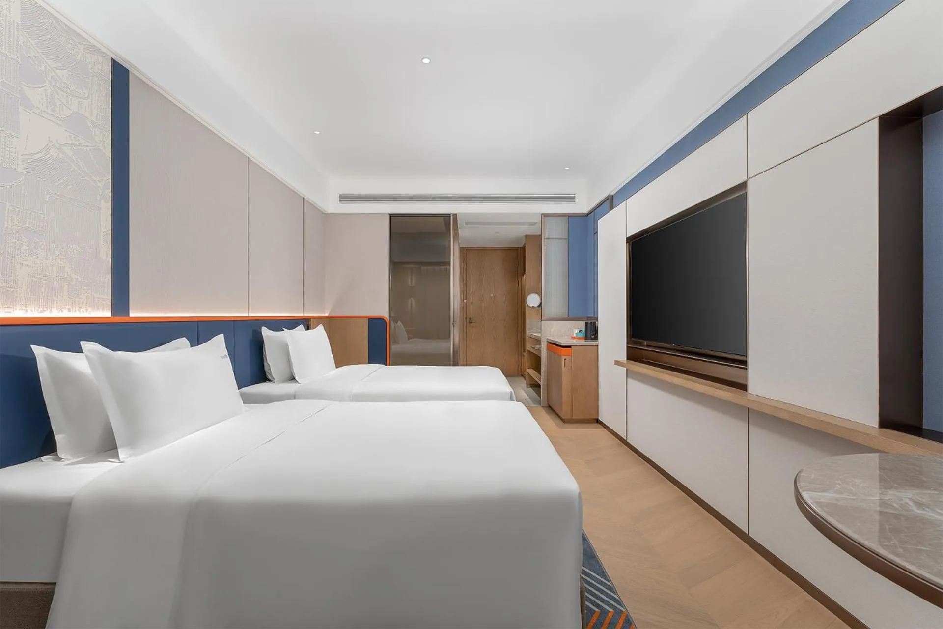 Bed in Holiday Inn Express Datong Pingcheng by IHG