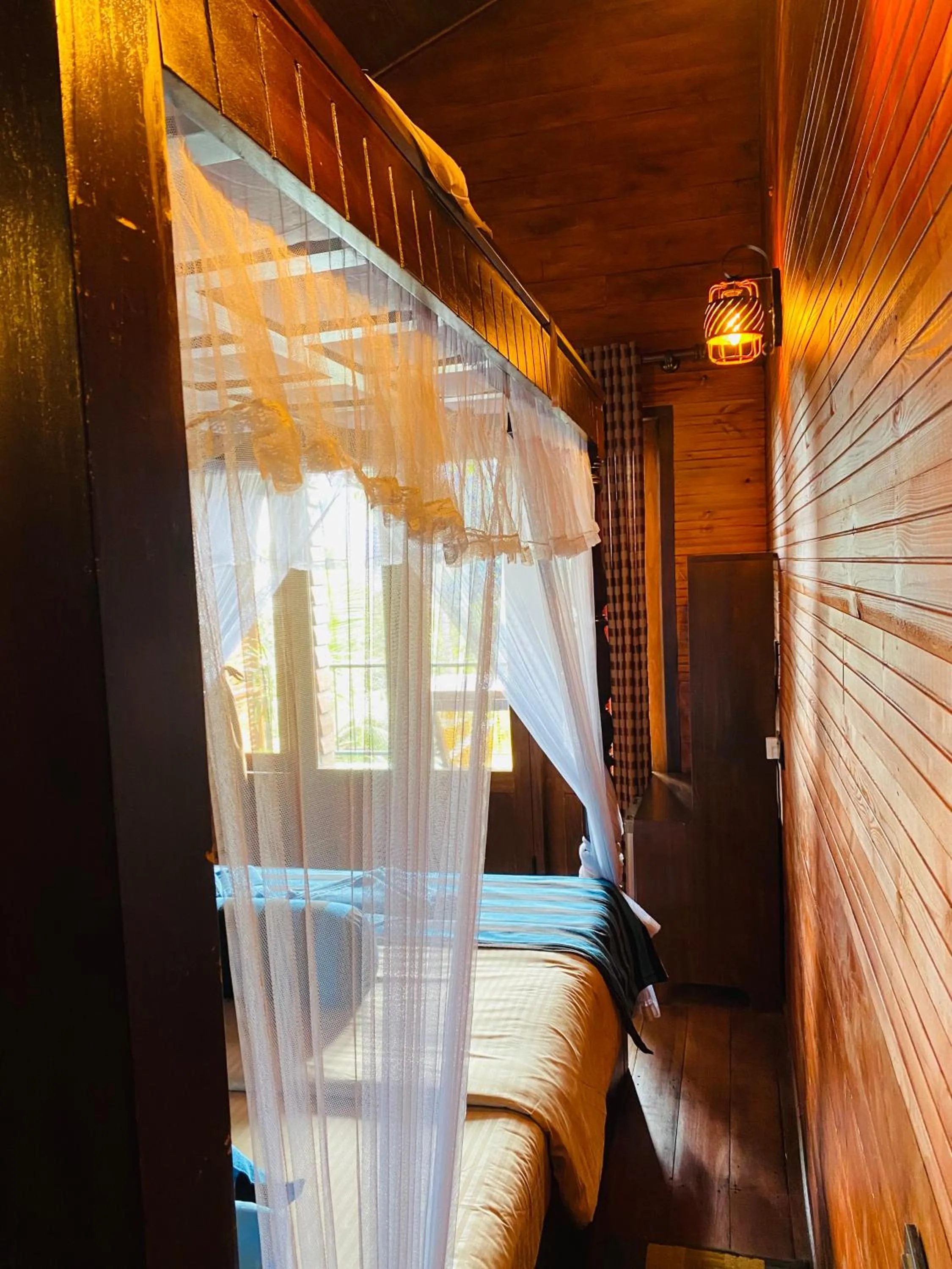 Bed in Madushanka Resort