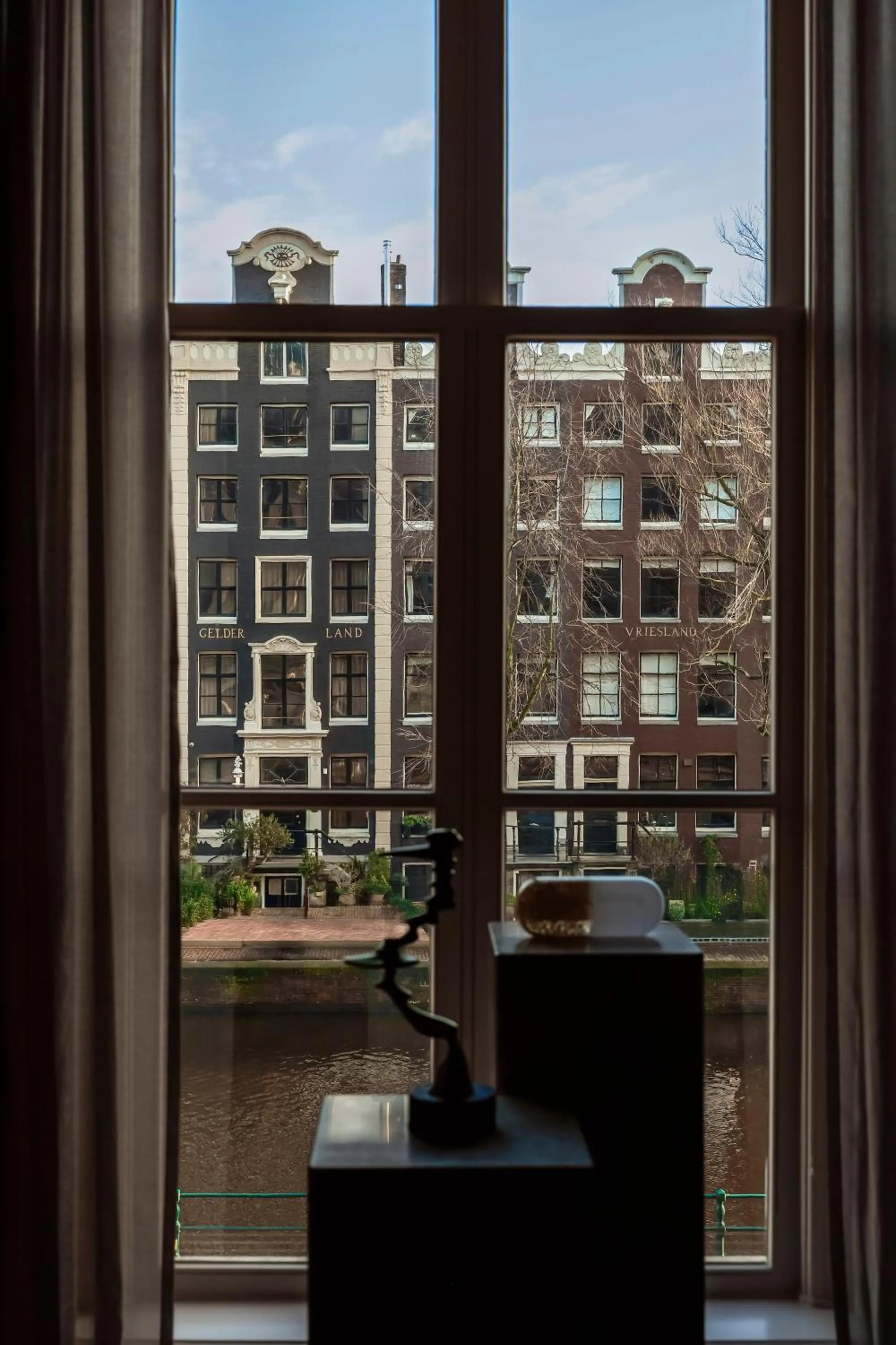 City view in Rosewood Amsterdam