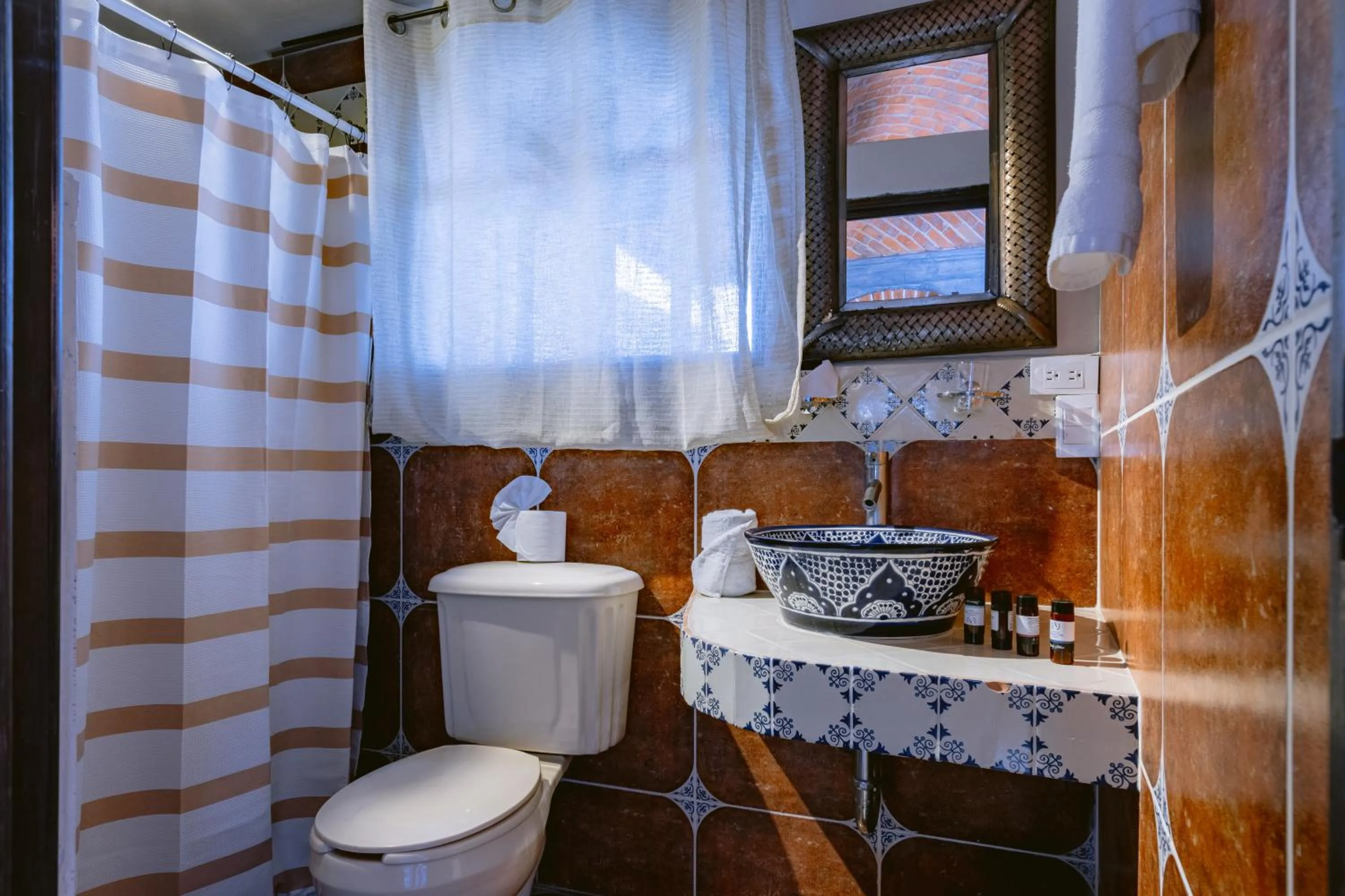 Shower in Te Amo Hotel Boutique