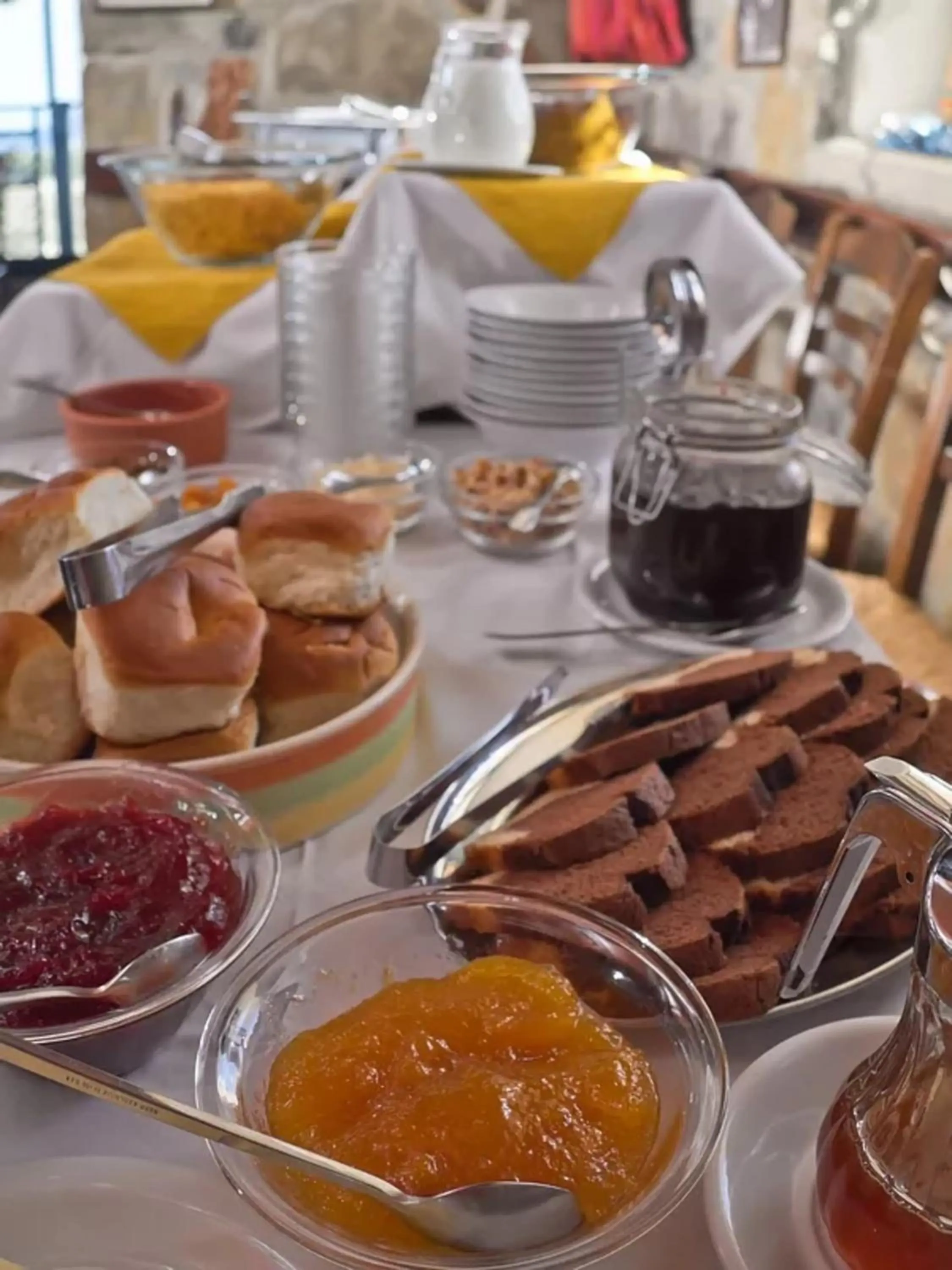 Buffet breakfast in Delina Mountain Resort