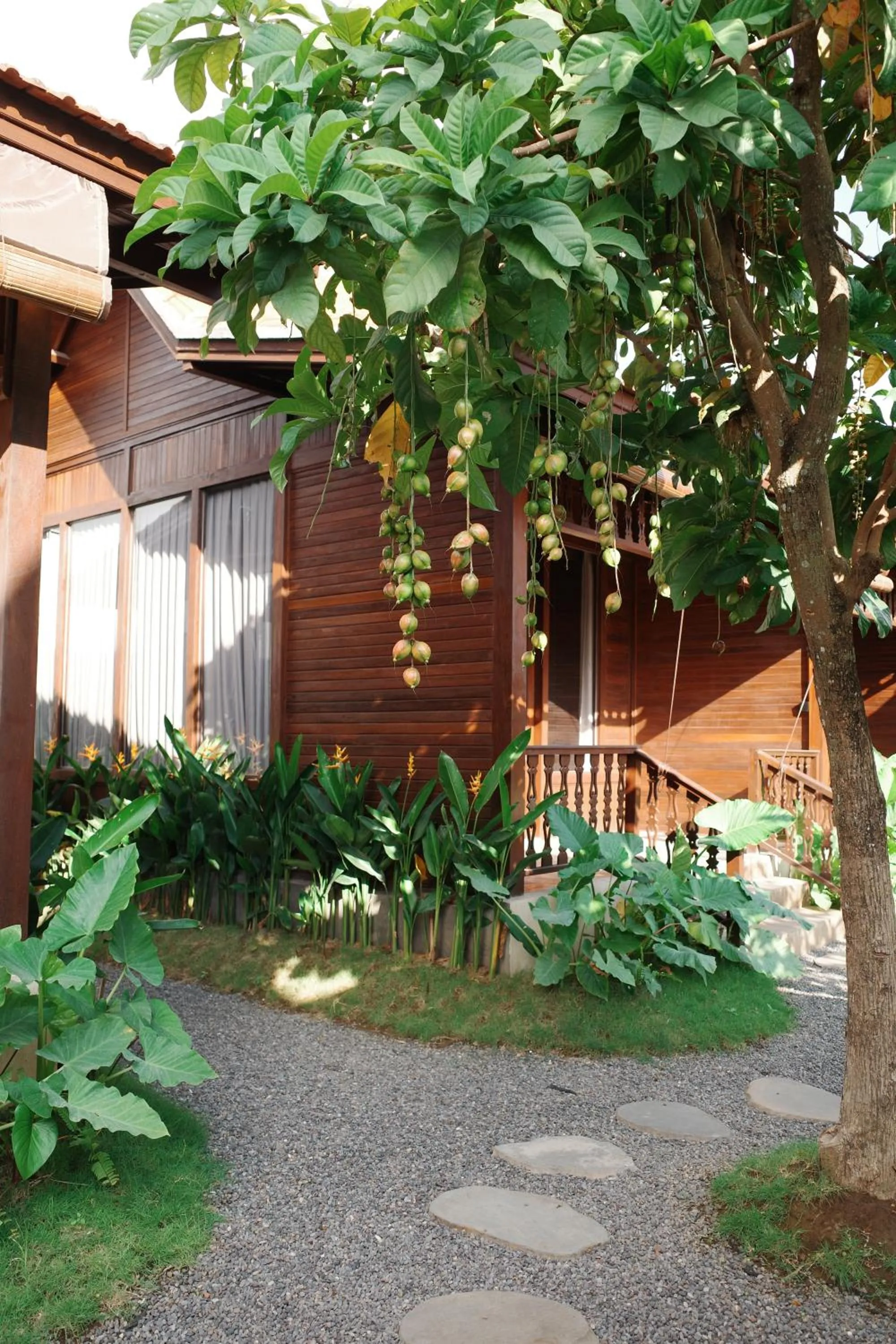 Garden view in The Riang Villa