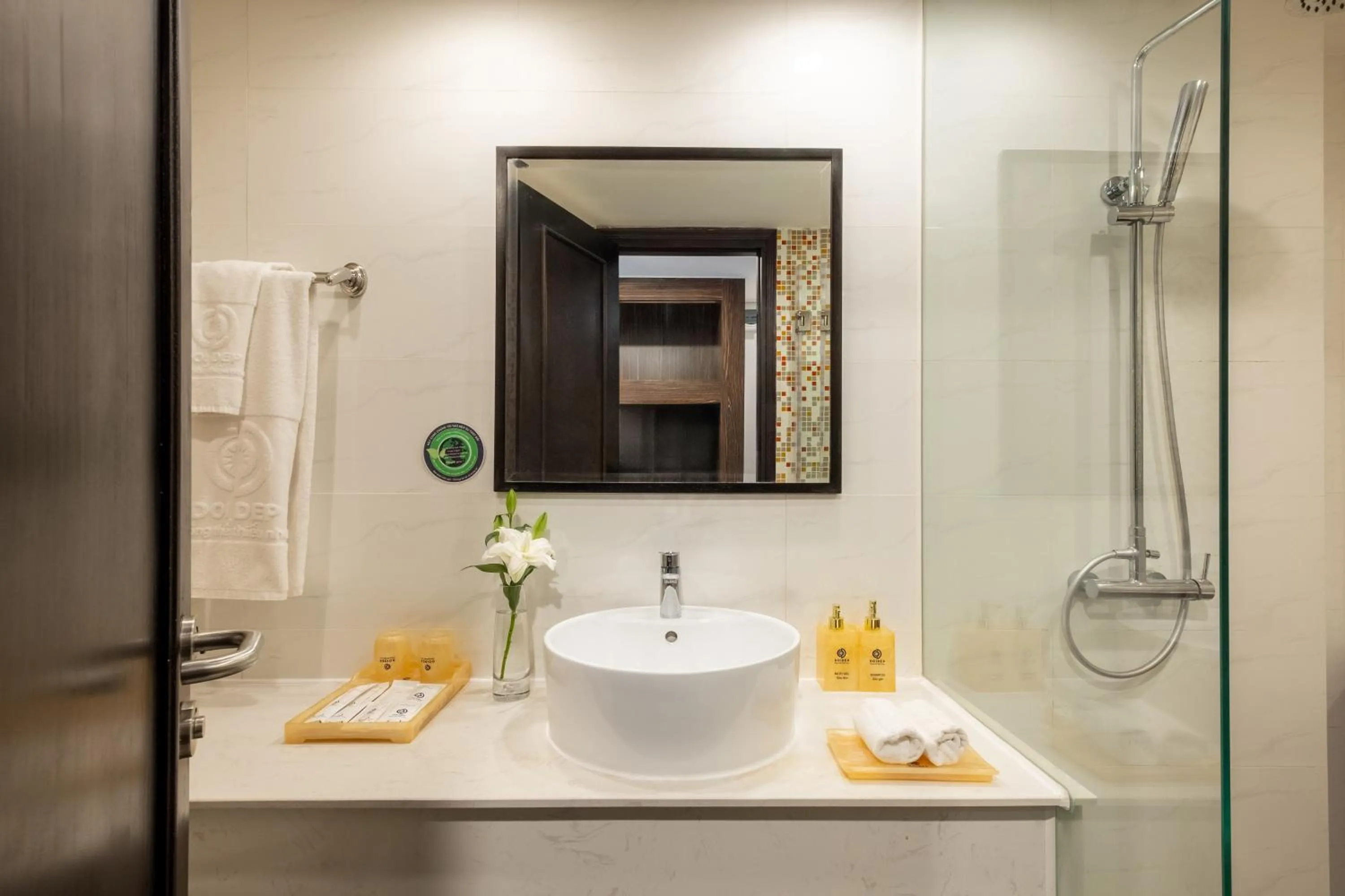 Shower in Sandals Lily Hotel