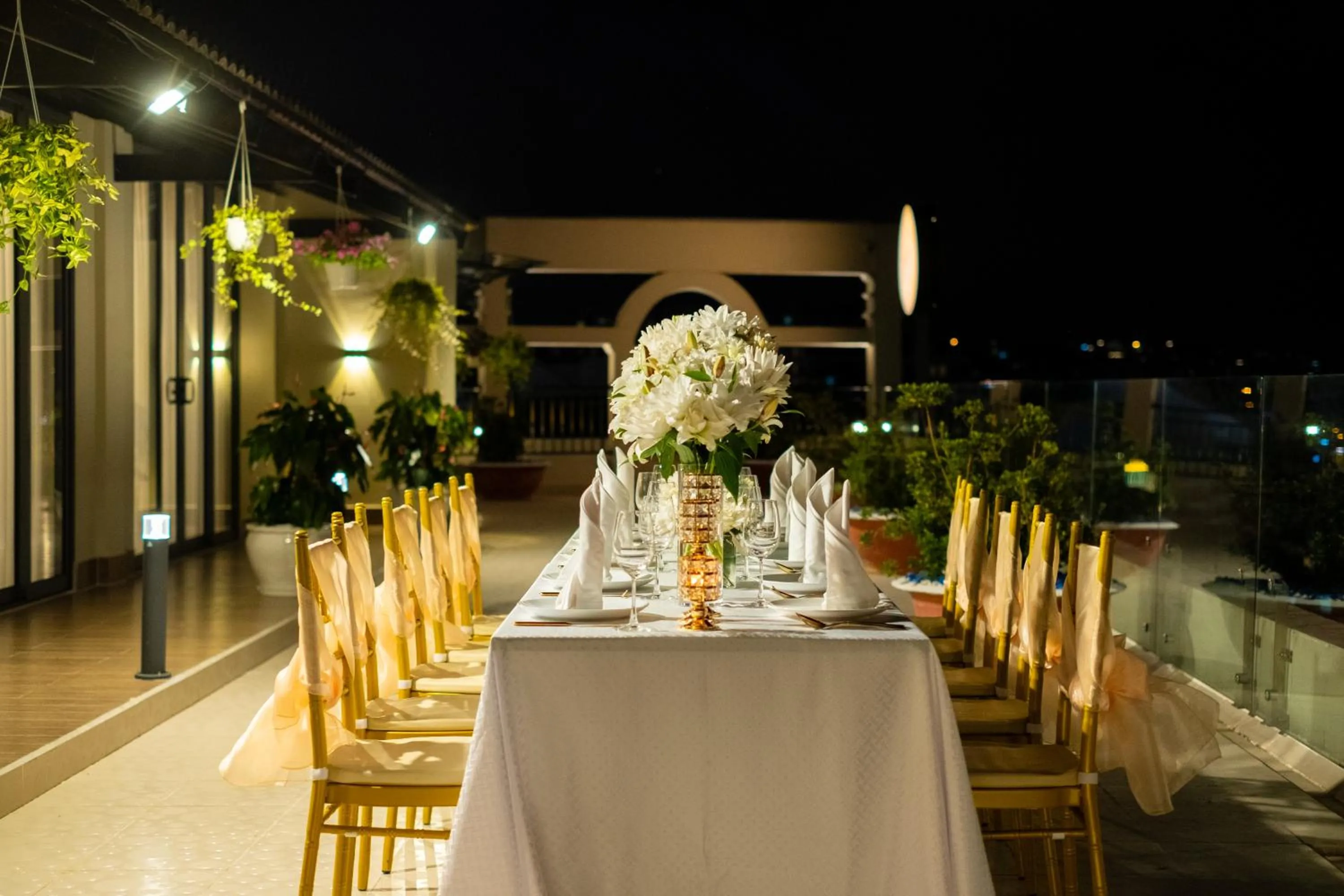 Patio in Sandals Lily Hotel
