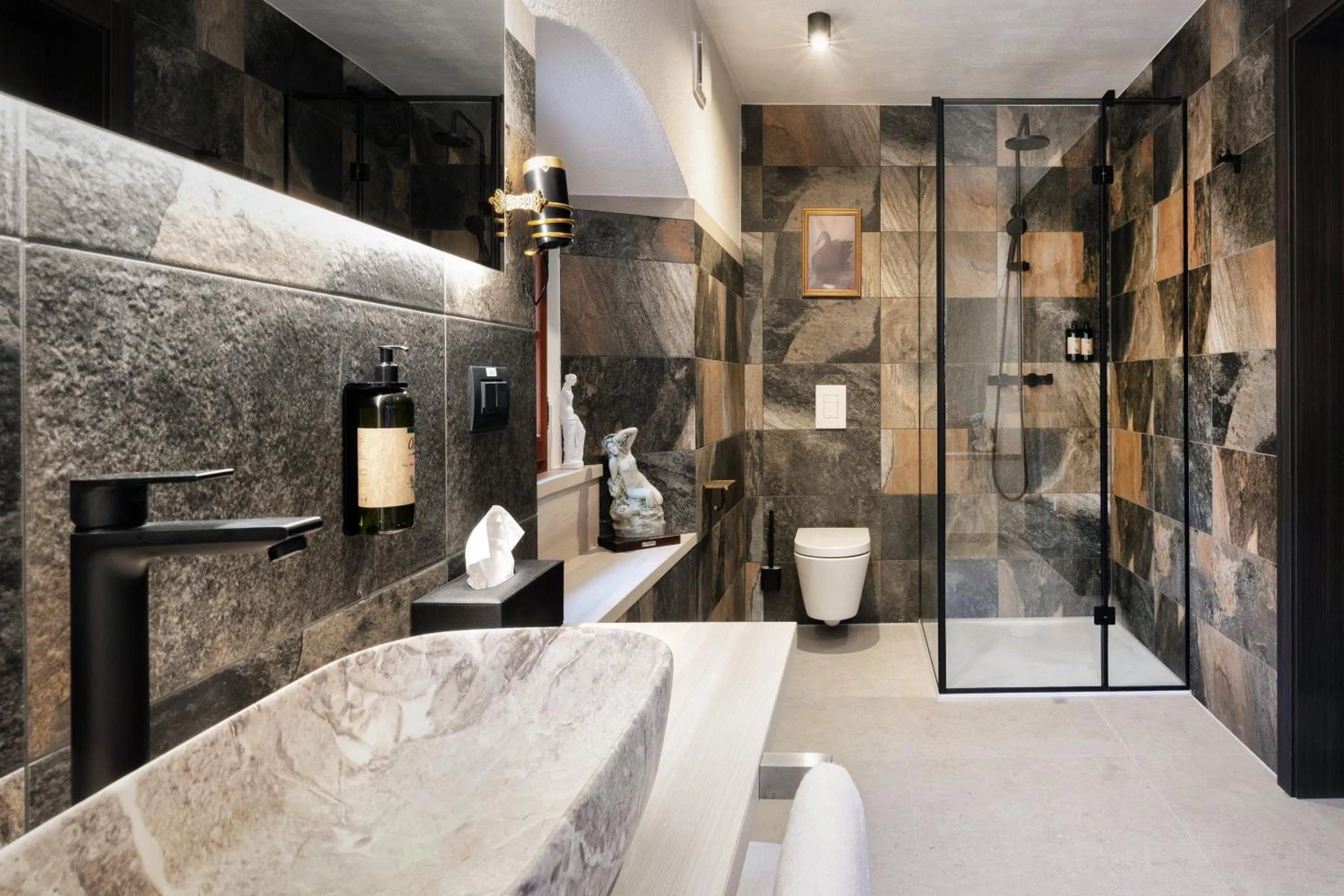 Shower in Hotel Julian Alps