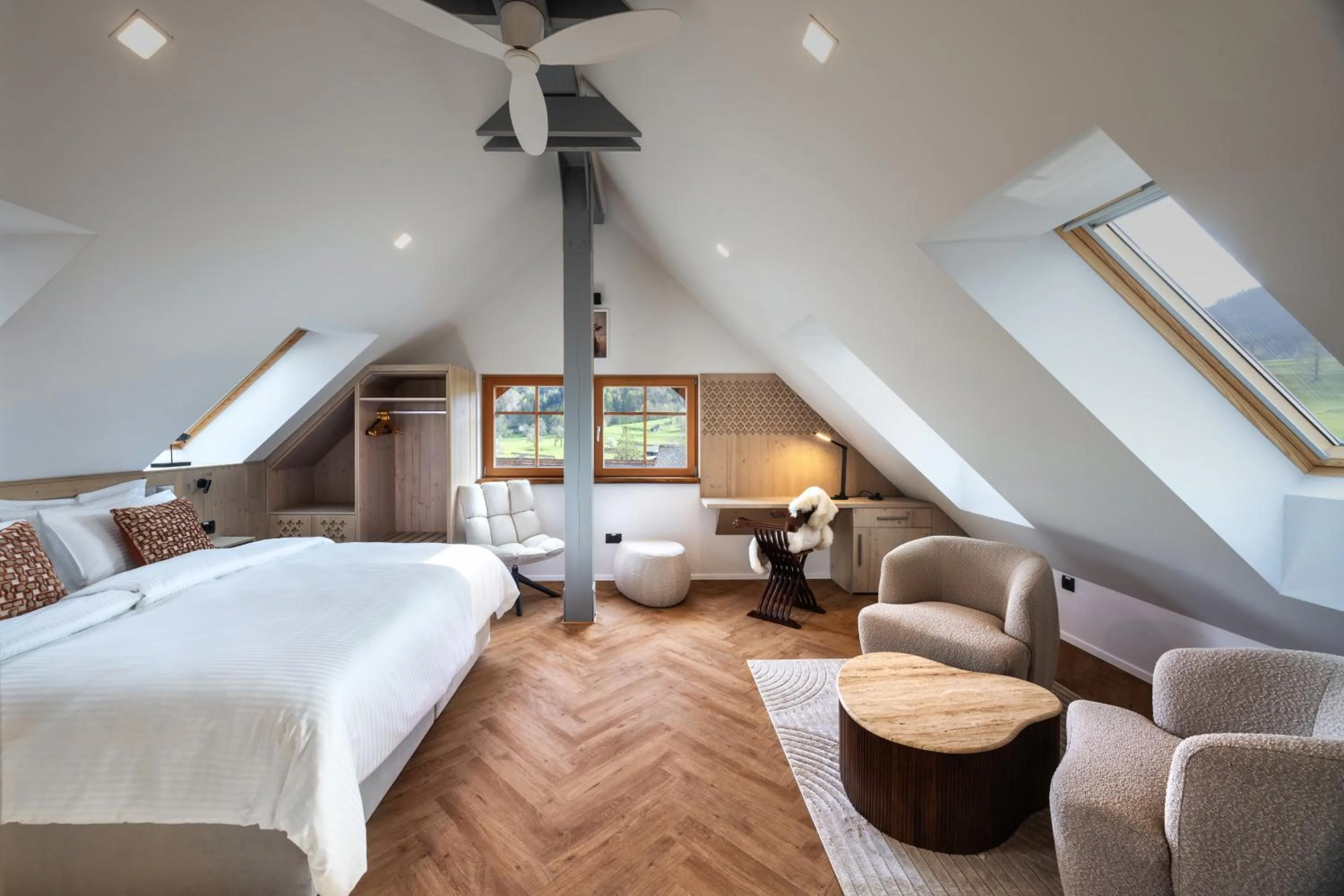 Bed in Hotel Julian Alps