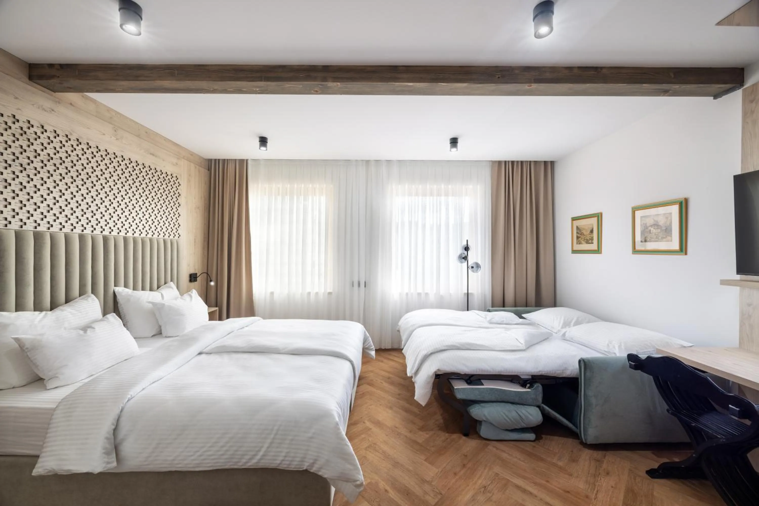 Bed in Hotel Julian Alps