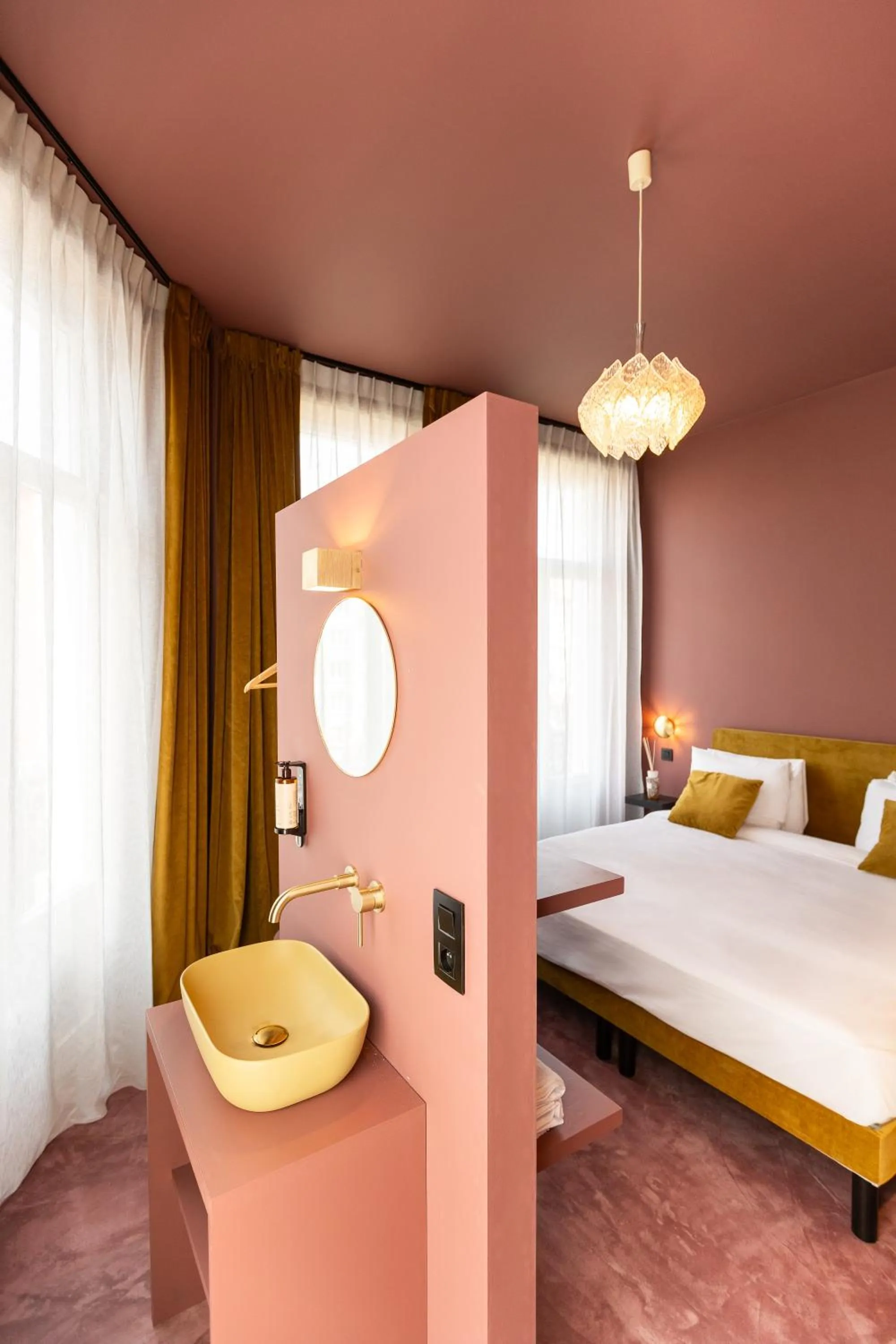 Bed in The Mila Hotel